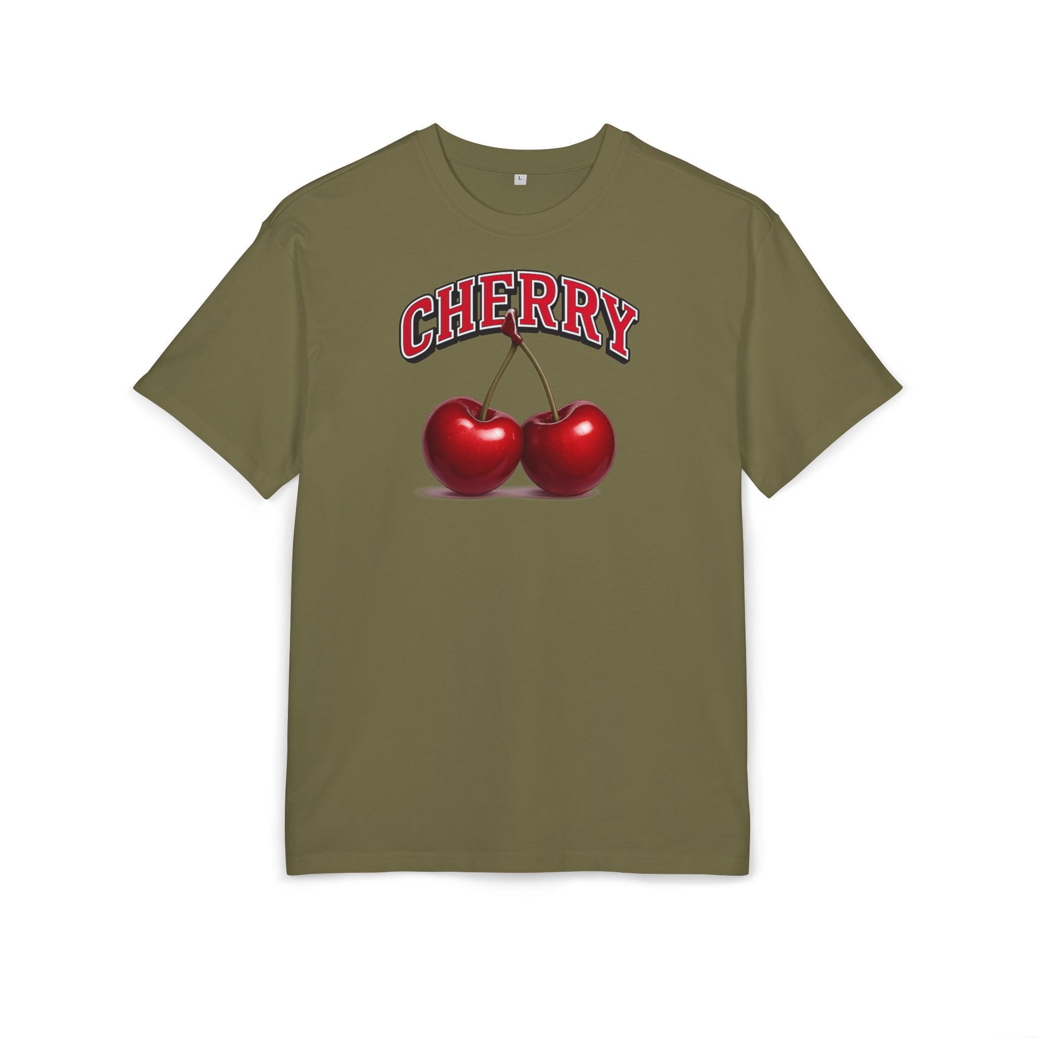 Cherry – Retro College Style Shirt für Frauen - Unisex Oversized T-Shirt