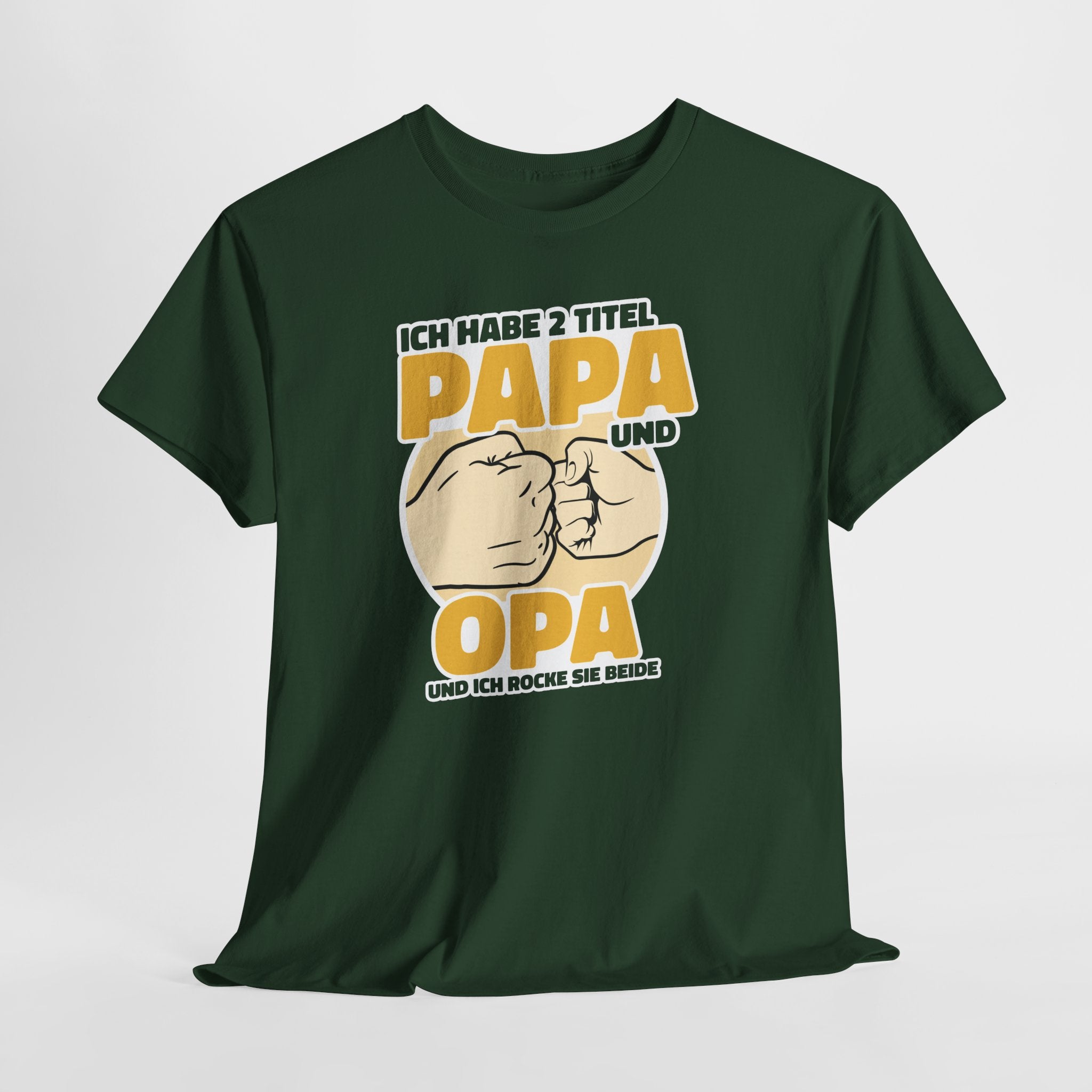 Ich habe 2 Titel: Papa und Opa – Und ich rocke sie beide – Opa T-Shirt