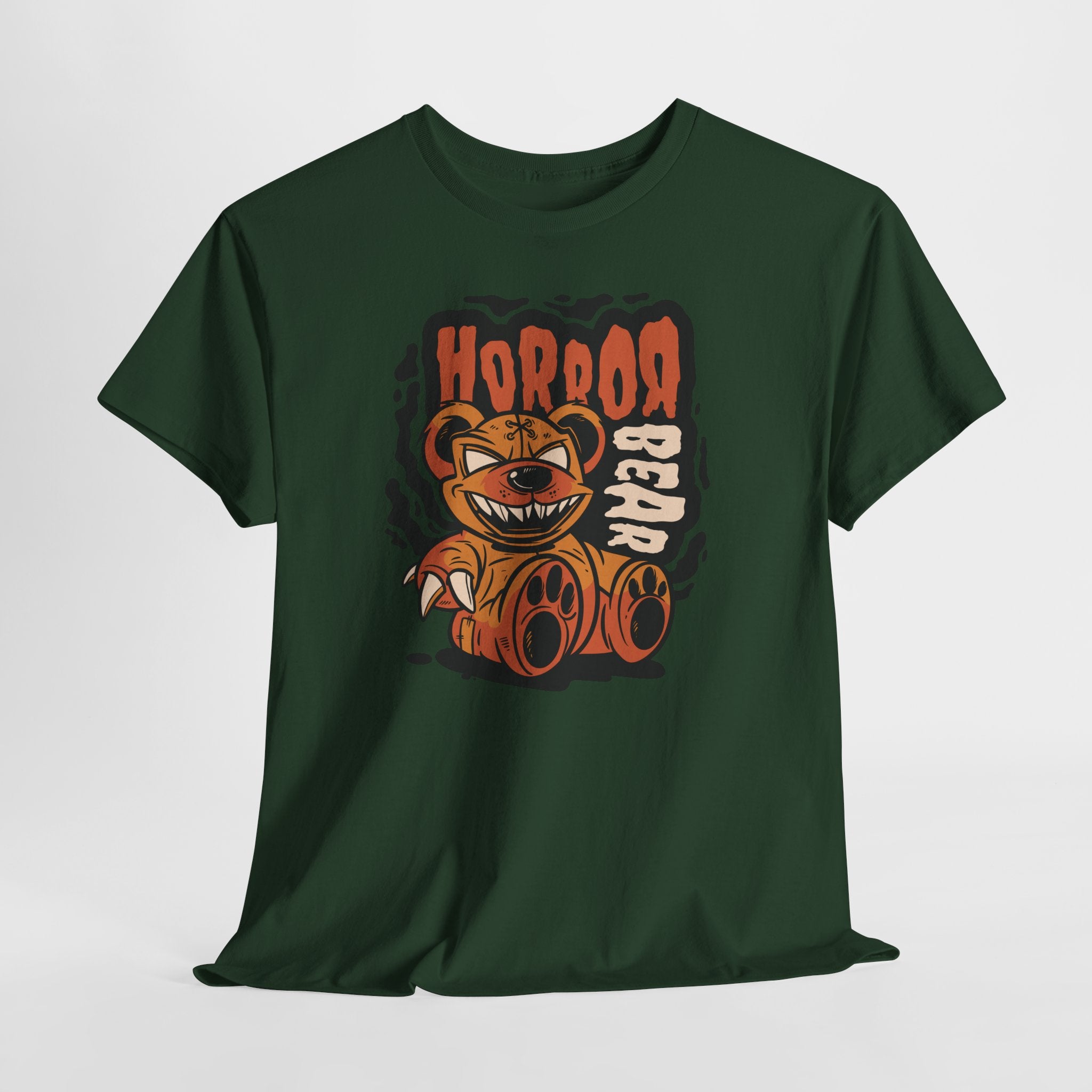 Horror Bear Shirt – Böser Teddy im Retro Comic Look