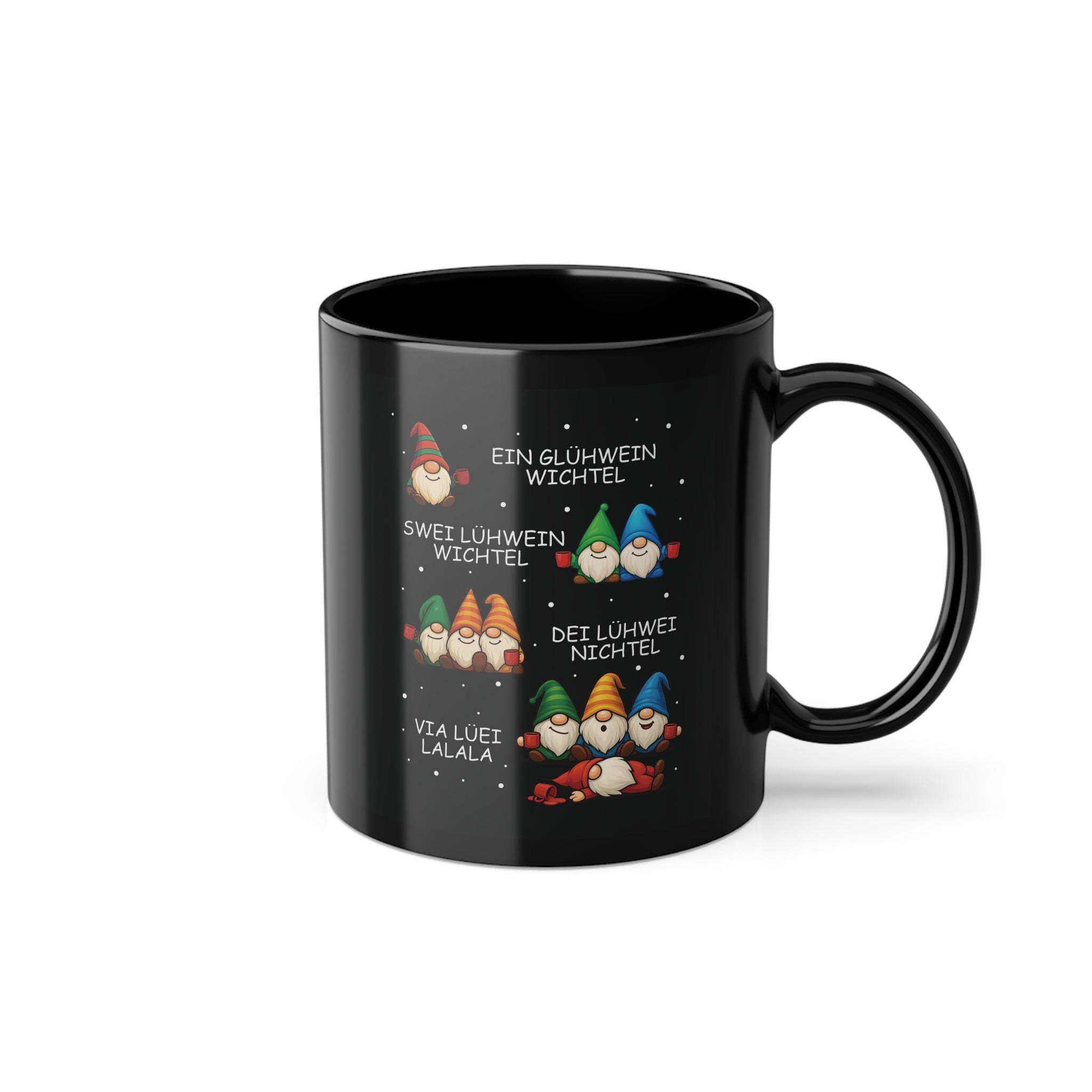 Lustige Glühwein Wichtel – Betrunkene Weihnachtsgnome Lustige Kaffee Tasse