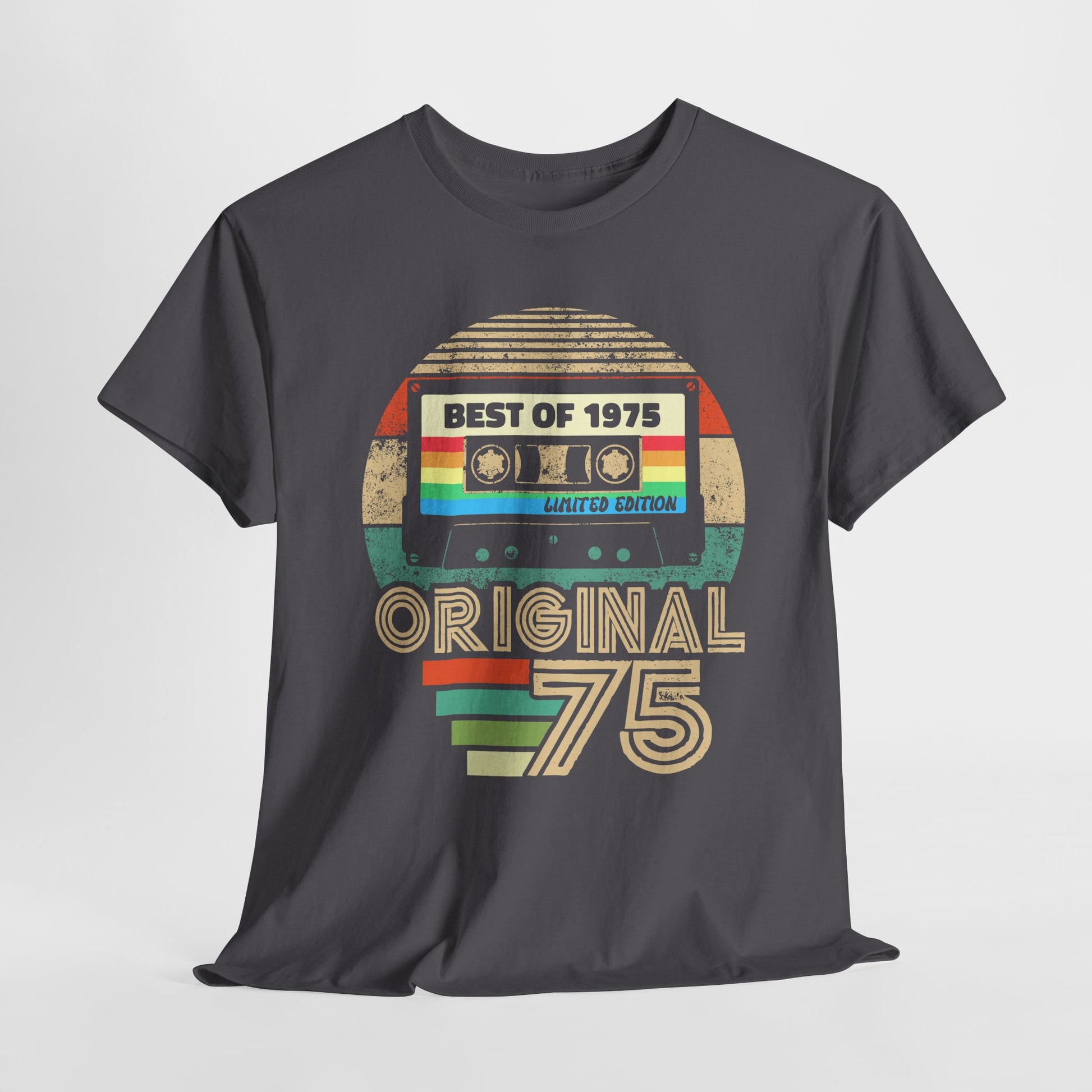 50. Geburtstag - Geboren 1975 Retro Kassette Best Of Geschenk T-Shirt