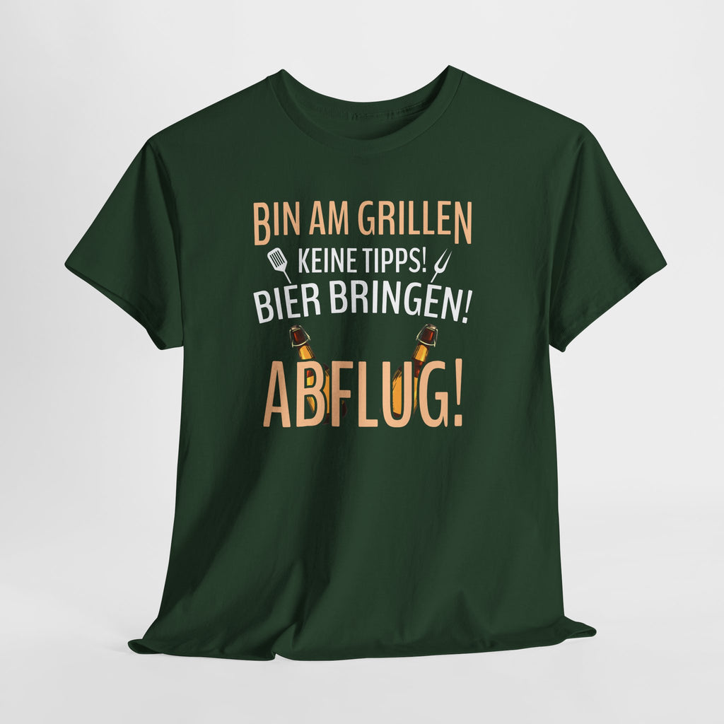 Lustiges Grill Zubehör für Grillfans Bier Grillmeister Grillen Lustiges T-Shirt