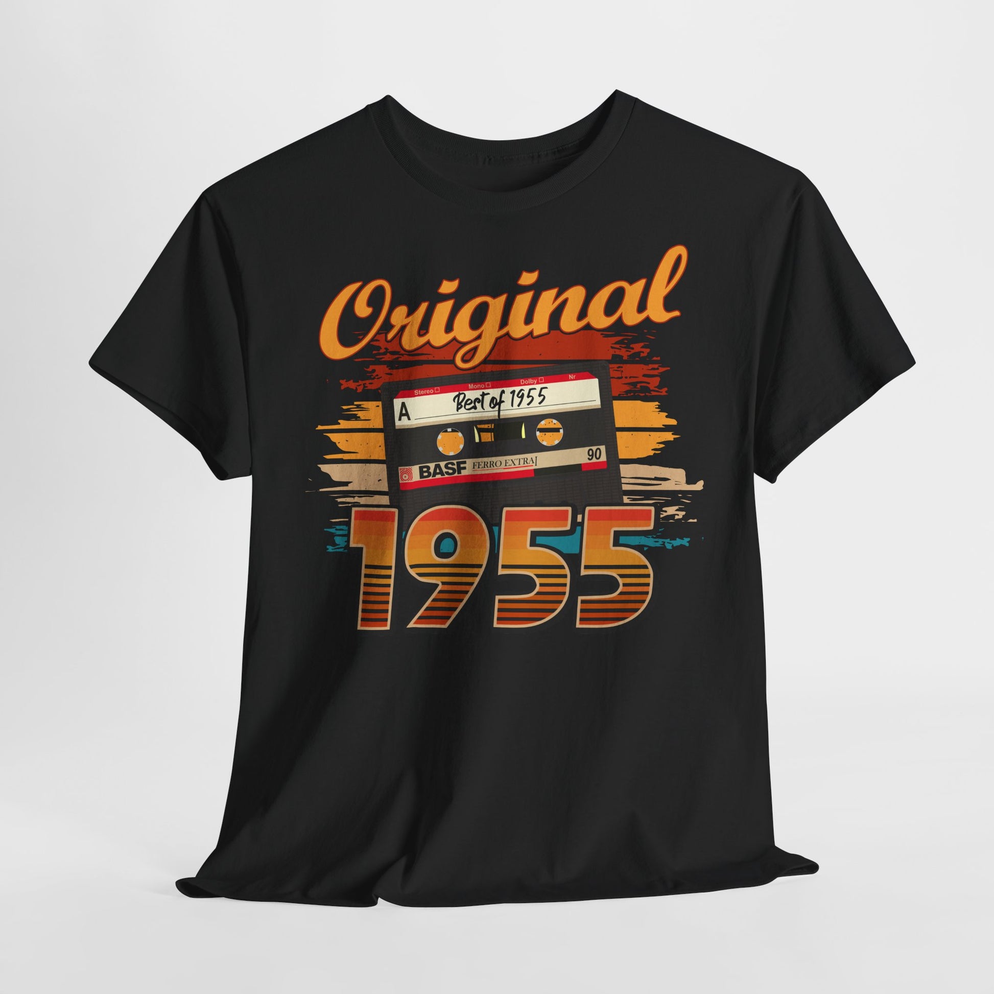 70. Geburtstag Best Of 1955 Original Limited Edition Retro Kassette Geschenk T-Shirt