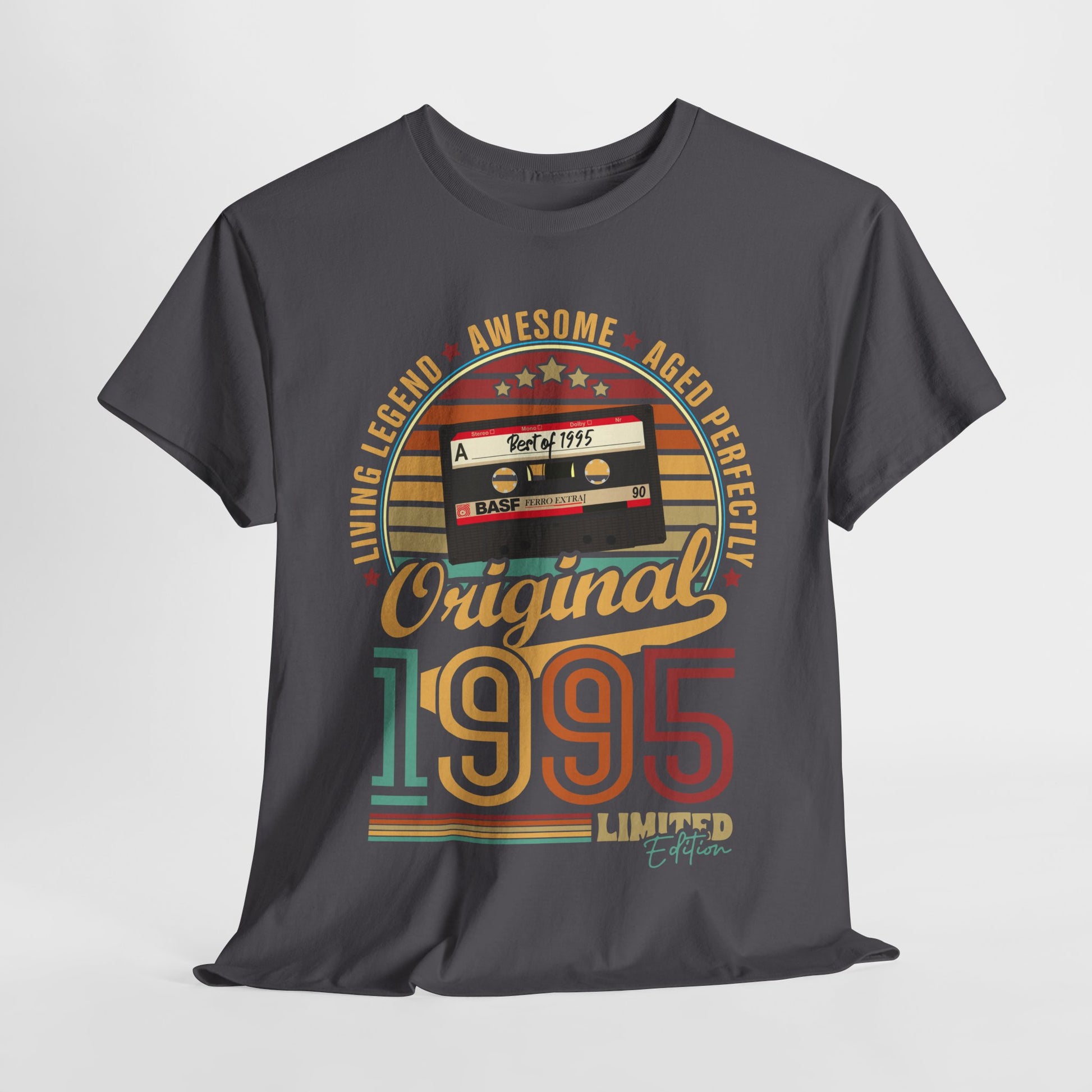 30. Geburtstag Geboren 1995 Retro Kassette Limited Edition Geschenk T-Shirt