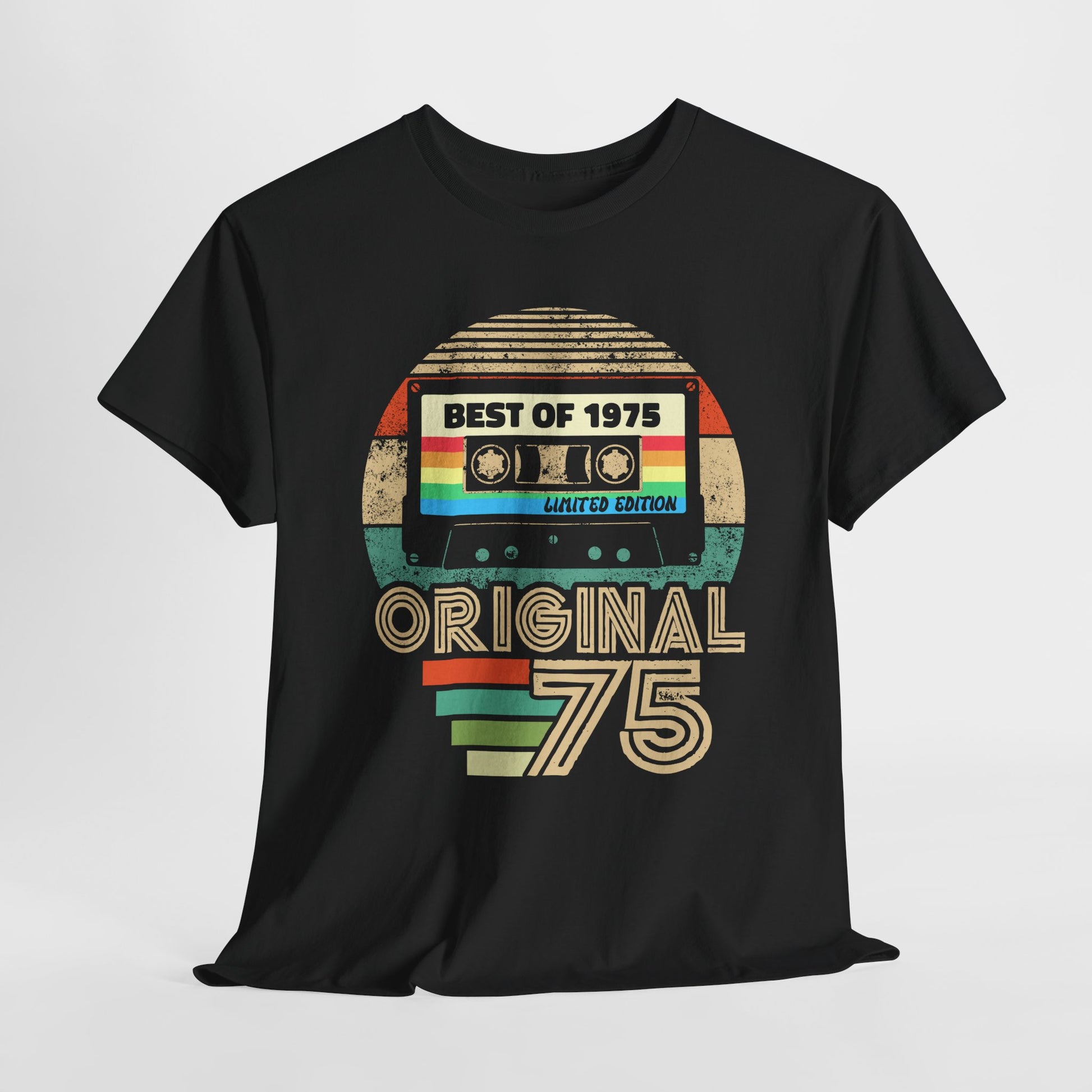 50. Geburtstag - Geboren 1975 Retro Kassette Best Of Geschenk T-Shirt