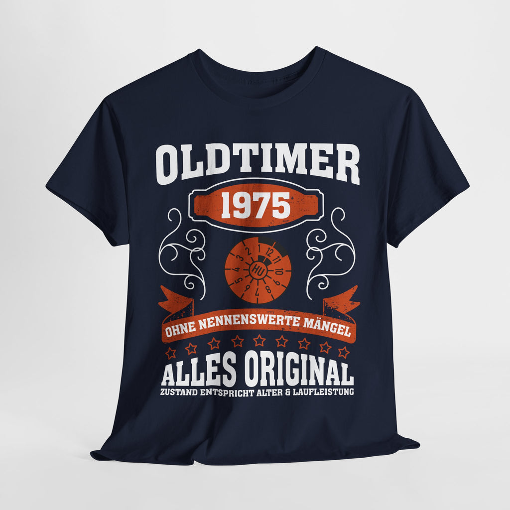 50. Geburtstag Oldtimer 1975 Zustand entspricht Alter und Laufleistung TÜV Lustiges Mechaniker Geschenk T-Shirt