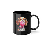 Hundeliebhaber T-Shirt - Lustiger Beagle mit Kaugummi - Beagle Hunde - Witzige Kaffee Tasse