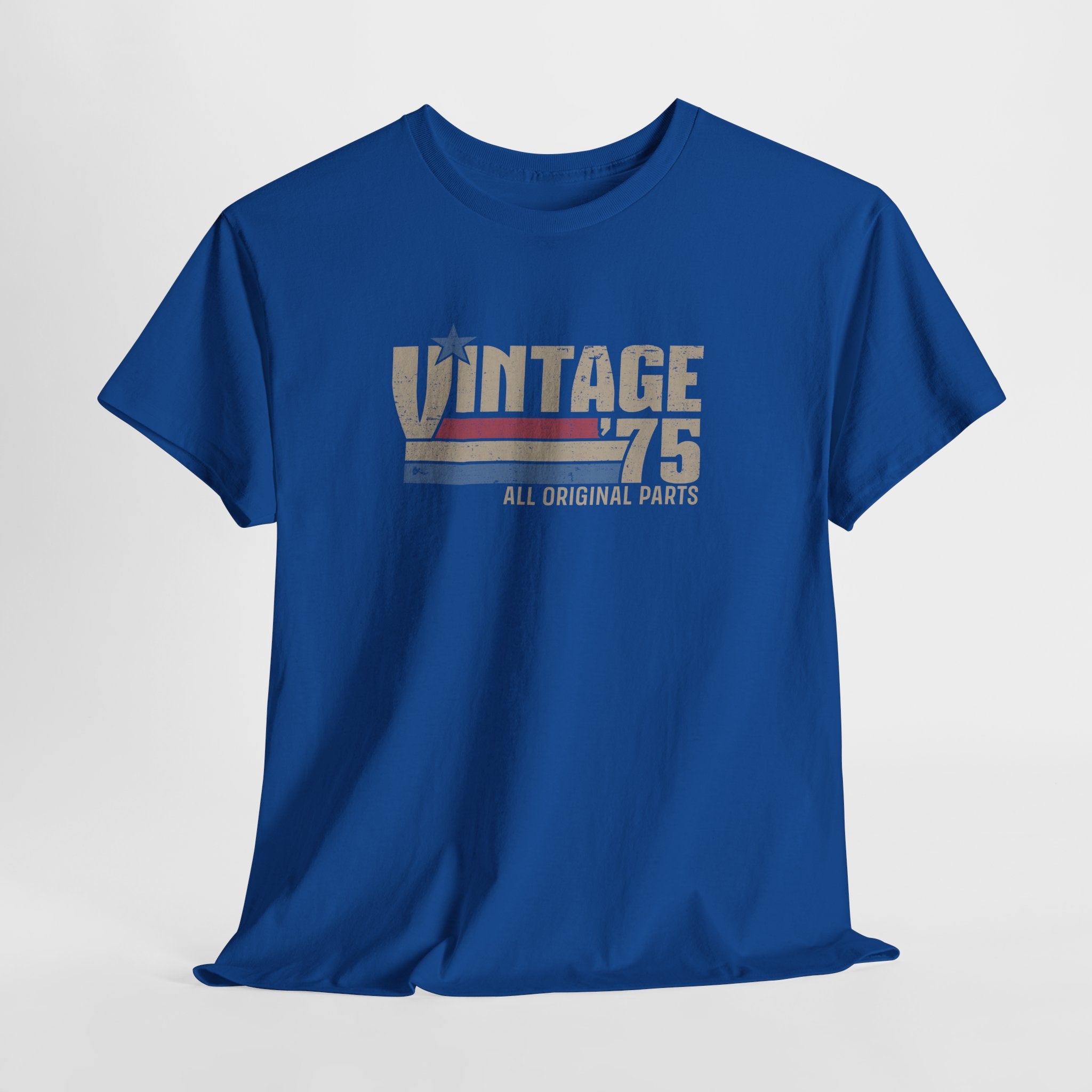 50. Geburtstag Jahrgang 1975 Vintage 75 Original Parts Retro Geschenk T-Shirt