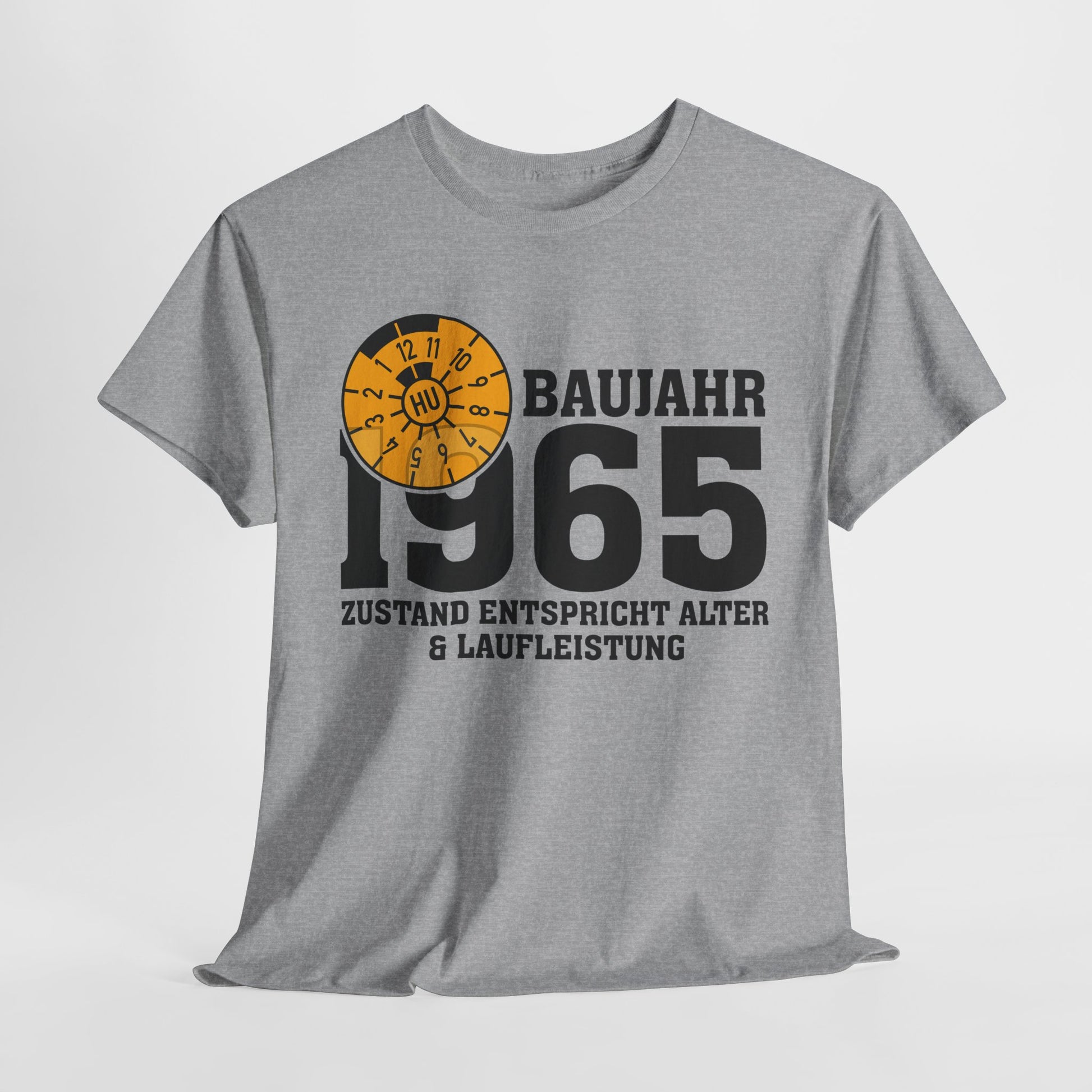 60. Geburtstag TÜV Plakette Baujahr 1965 Zustand entspricht Alter und Laufleistung Lustiges Geschenk T-Shirt