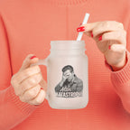 Alter Katastrophe - Trinkglas aus satiniertem Glas frosted look