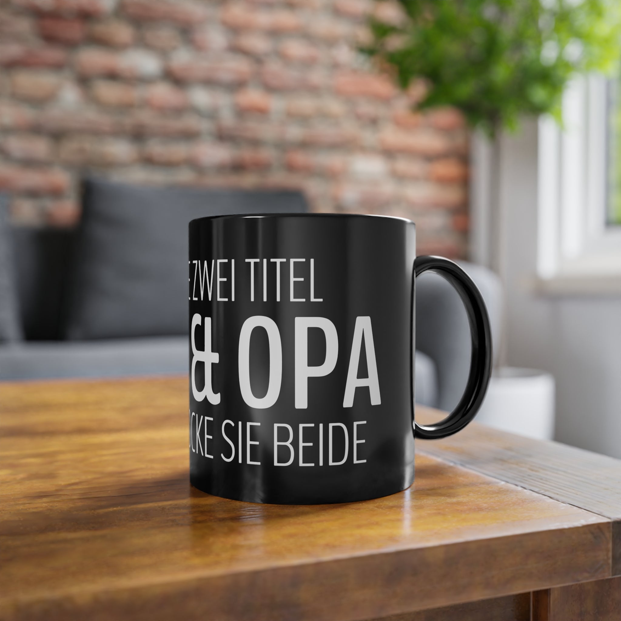 Papa und Opa - Habe 2 Titel - Papa und Opa und ich rocke sie beide - Lustige Geschenk Kaffee Tasse