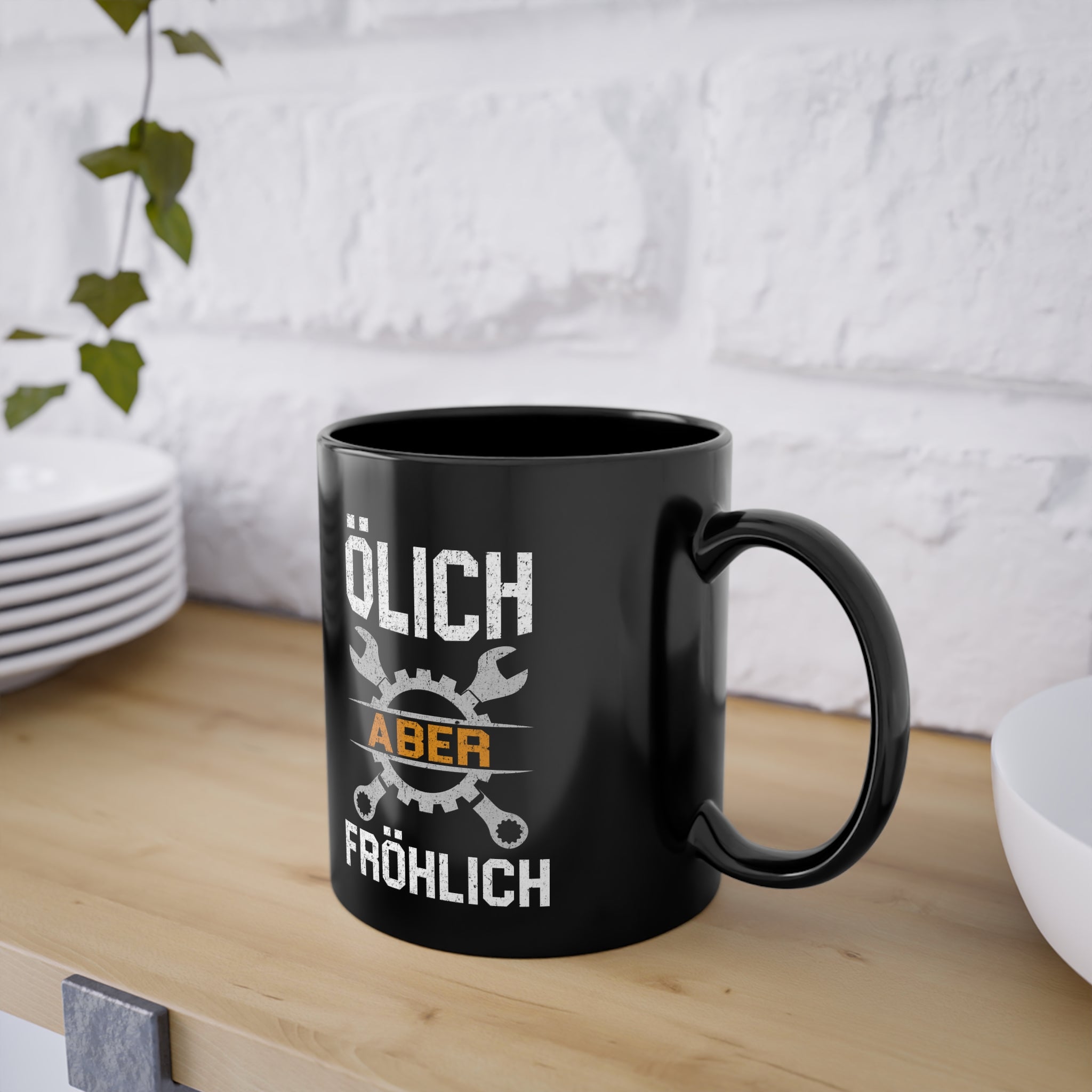 Mechaniker Ölich Aber Fröhlich - Lustige Kaffee Tasse