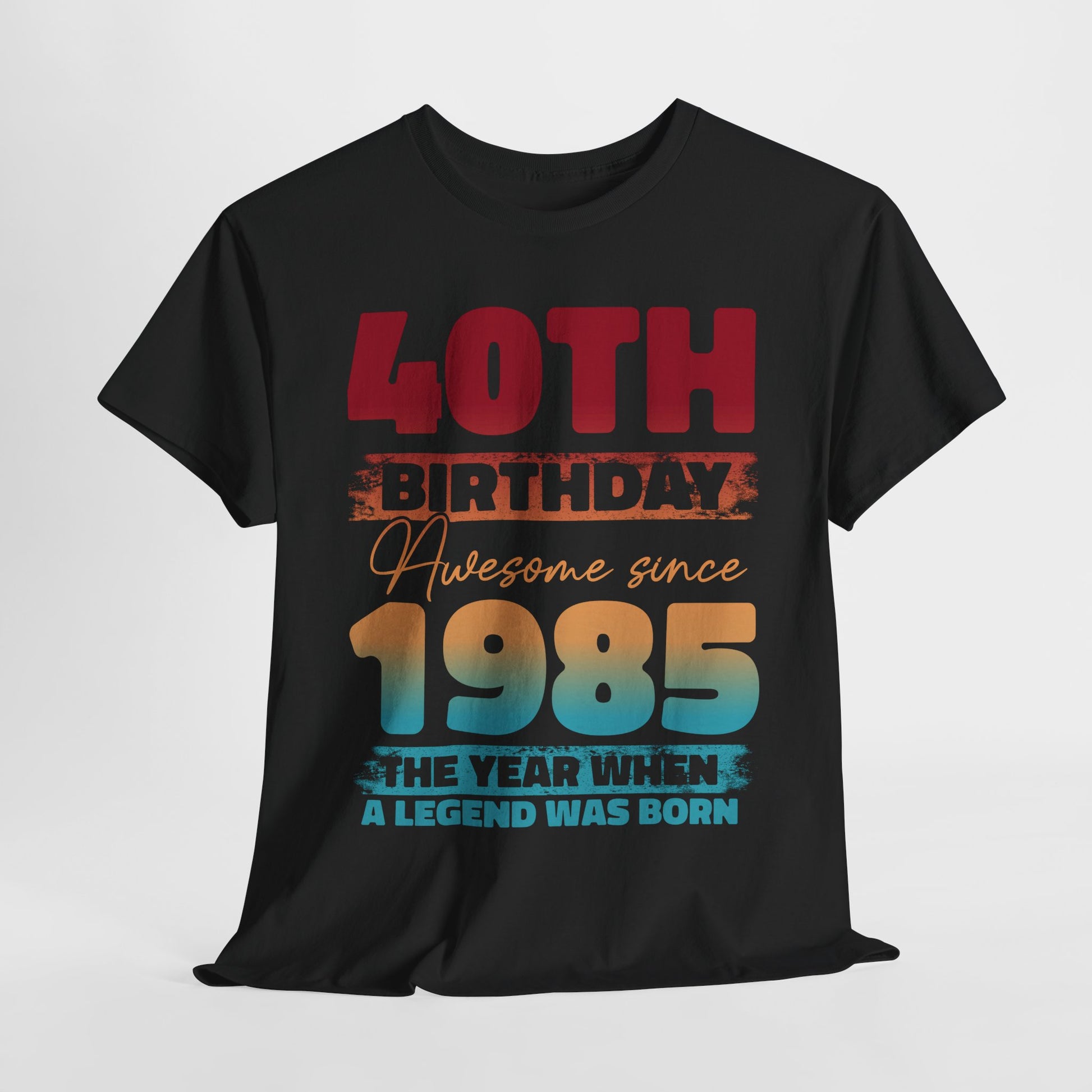 40. Geburtstag Vintage Retro Limited Edition Geboren 1985 Legend Was Born Geschenk T-Shirt