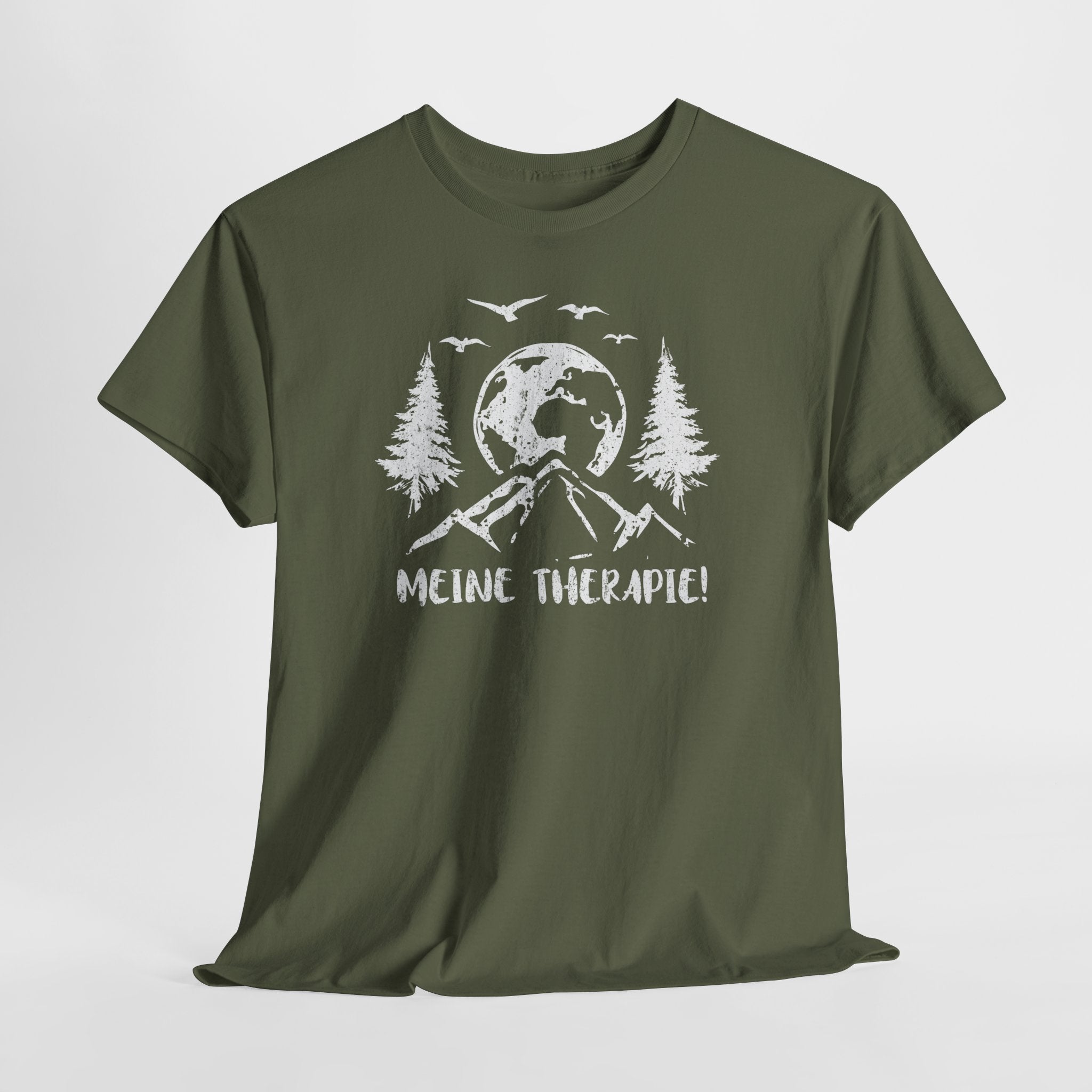 Bergmensch Berge Wandern Natur Shirt Meine Therapie Lustiges Geschenk T-Shirt