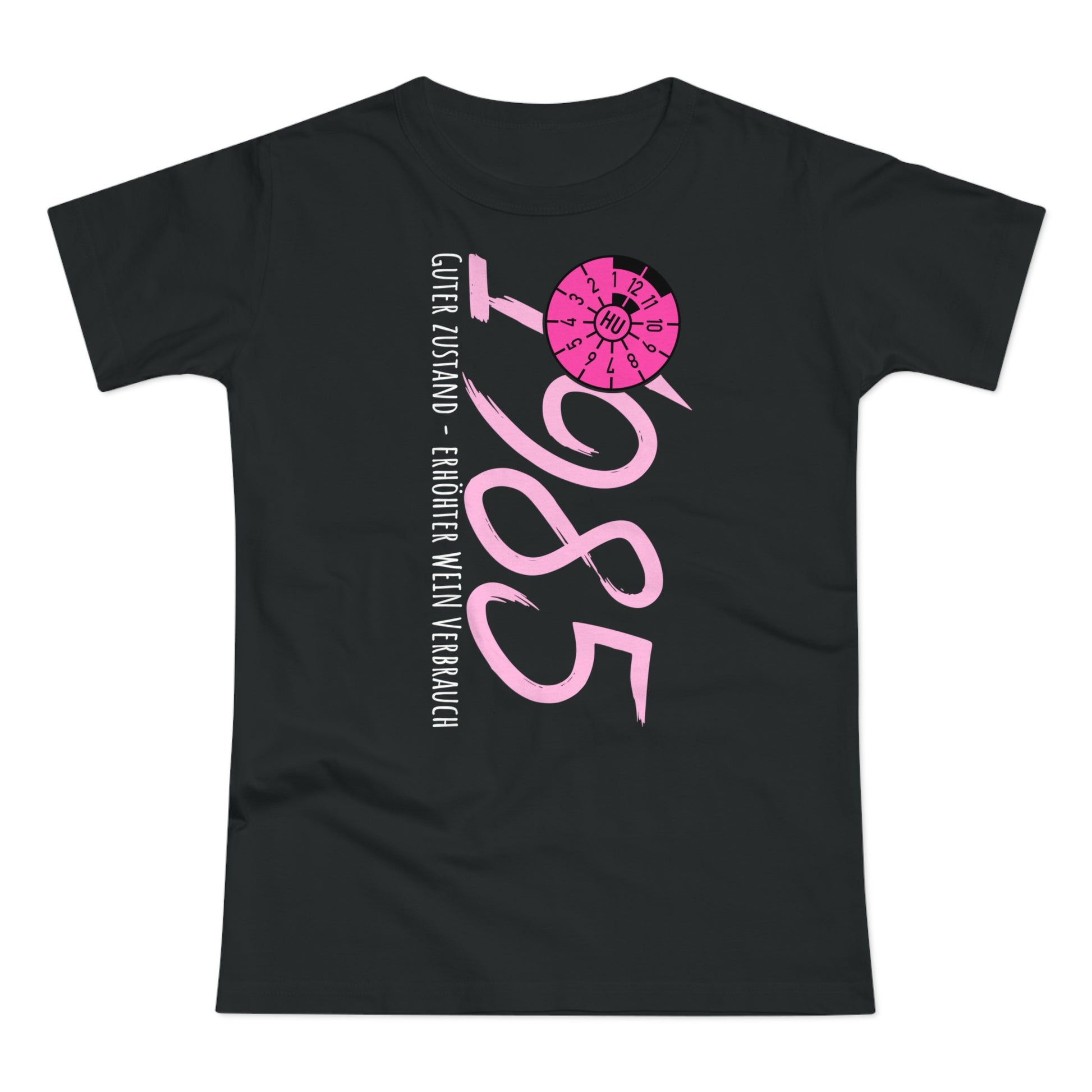 1985 Damen Geburtstagsshirt | Guter Zustand, erhöhter Weinverbrauch | Lustiges Shirt zum 40. Geburtstag | TÜV Plakette Design