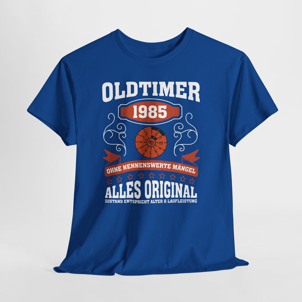 40. Geburtstag Oldtimer 1985 Zustand entspricht Alter und Laufleistung TÜV Lustiges Mechaniker Geschenk T-Shirt