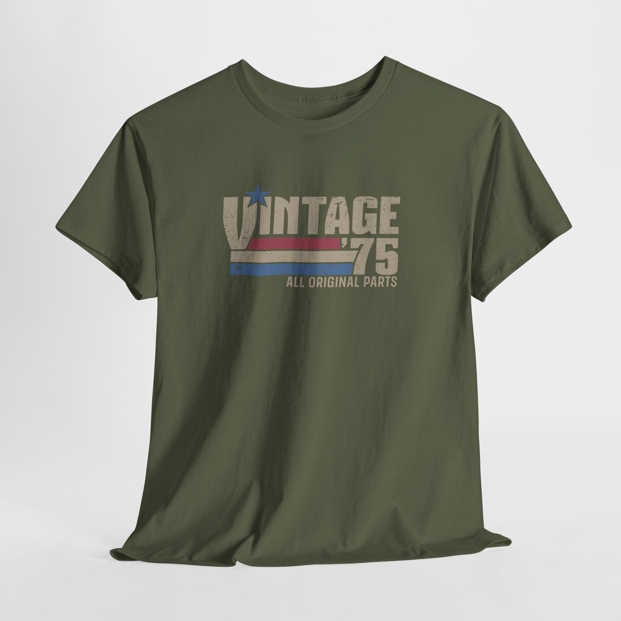 50. Geburtstag Jahrgang 1975 Vintage 75 Original Parts Retro Geschenk T-Shirt
