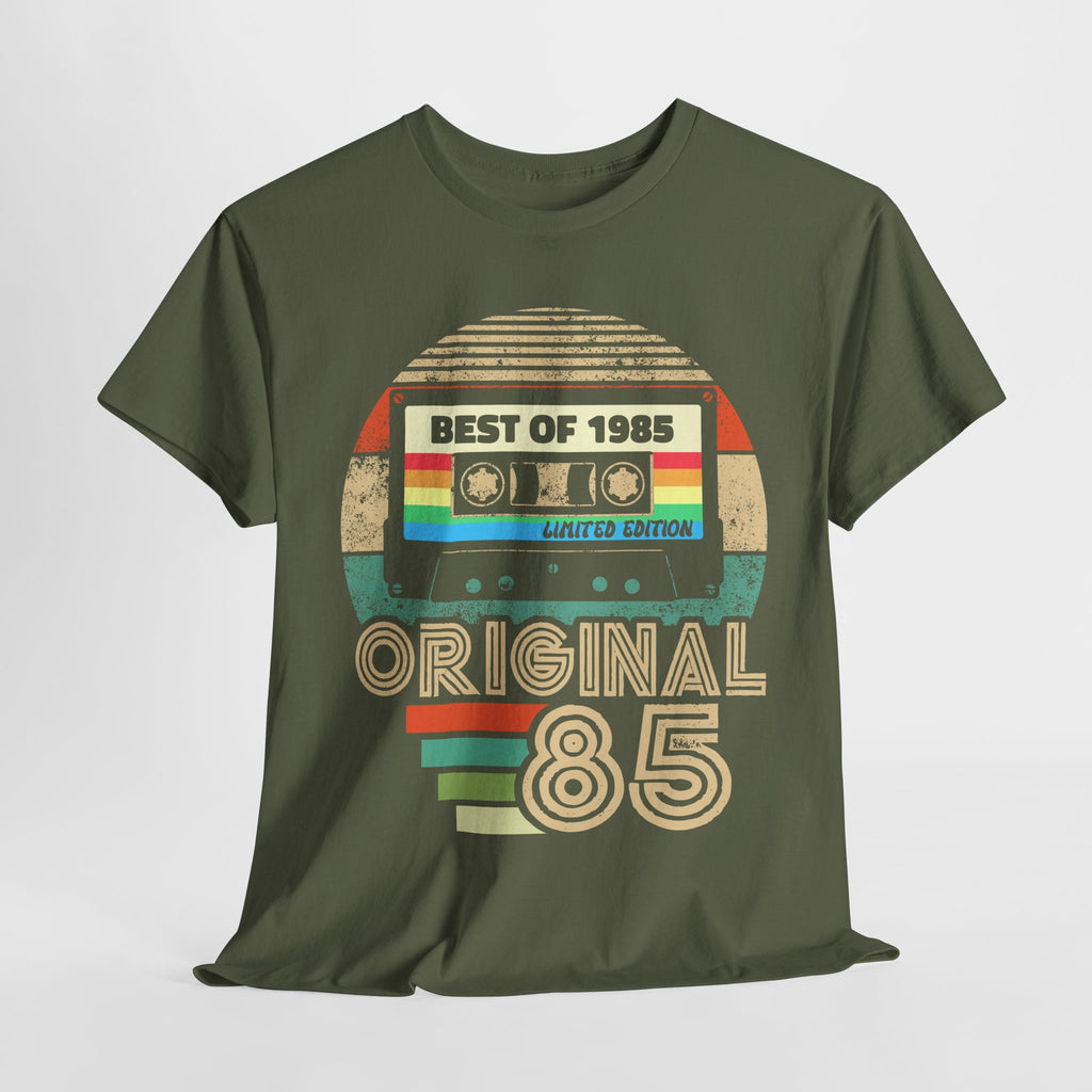 40. Geburtstag Original 1985 Best Of 1985 Retro Musik Kassette Limited Edition Geschenk T-Shirt