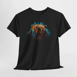 Angry Bear T-Shirt – Wilder Grizzly mit Blitz Effekt im Premium Artwork