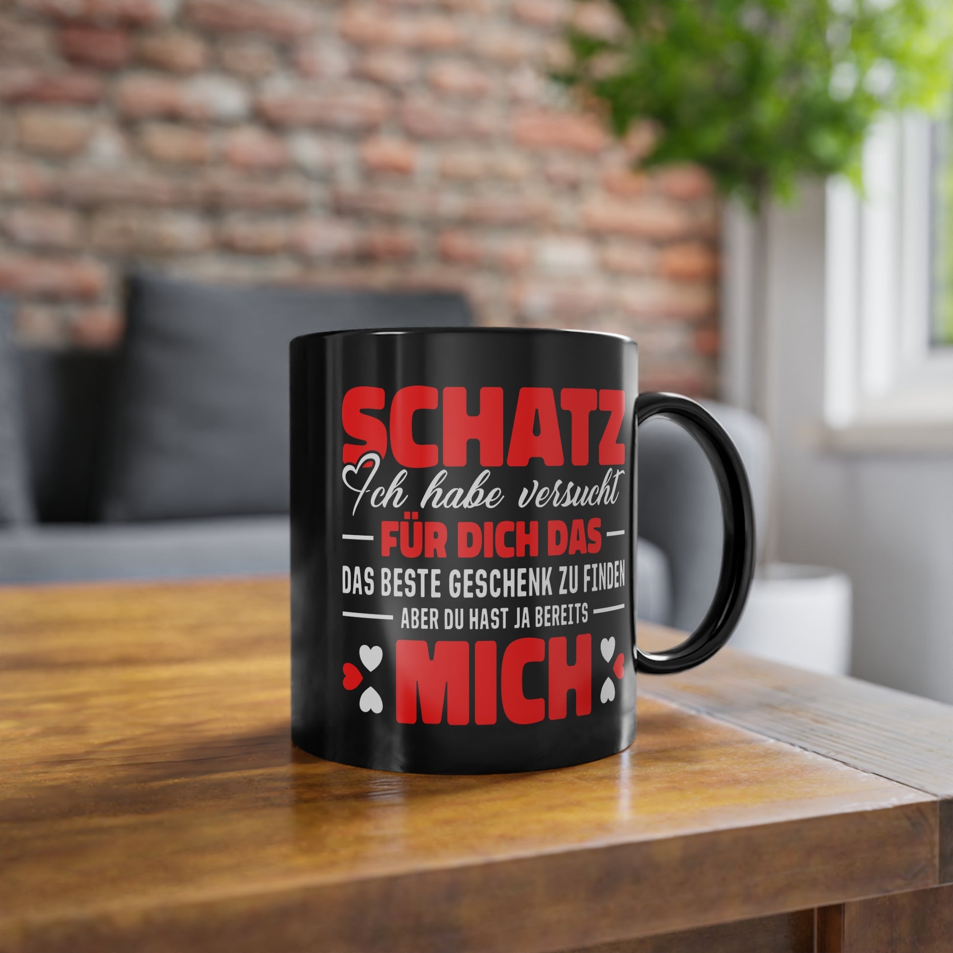 Schatz ich habe versucht das perfekte Geschenk zu finden - Witzige Geschenk Kaffee Tasse