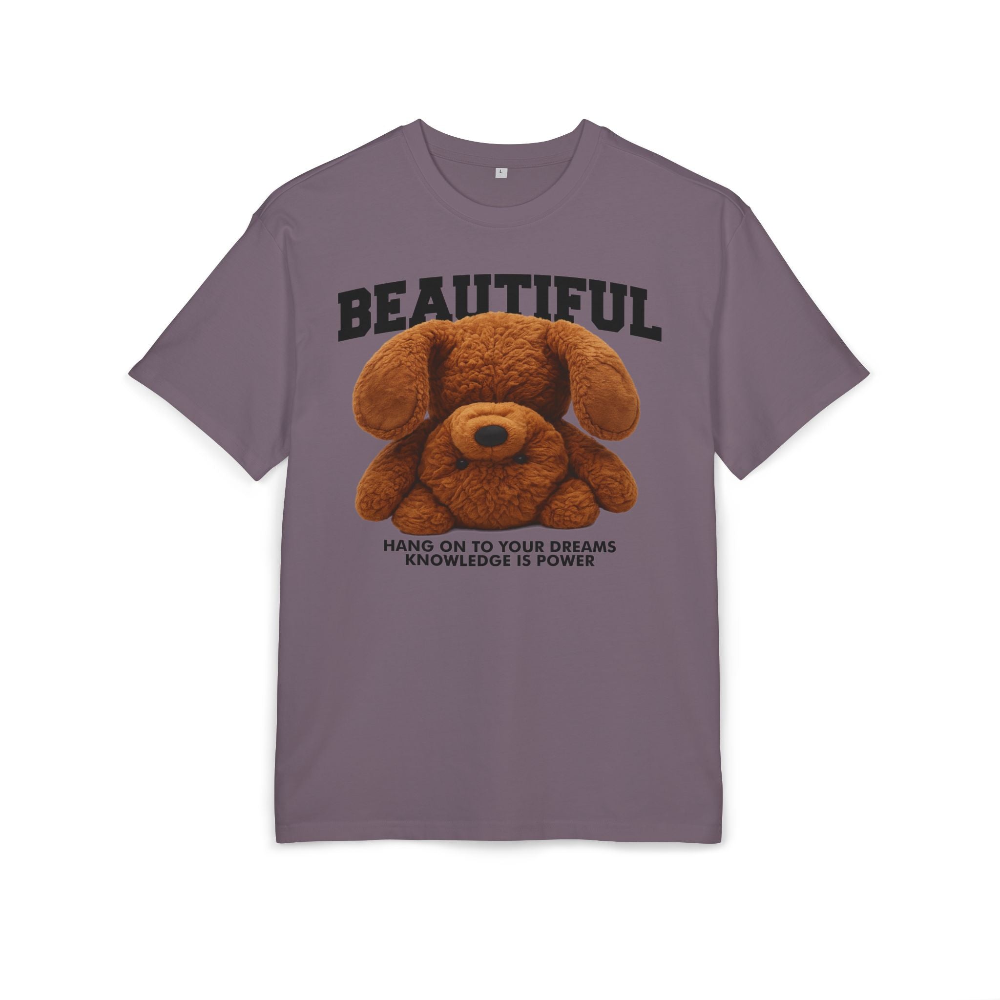 Teddybär Beautiful - Unisex Heavy Oversize T-Shirt