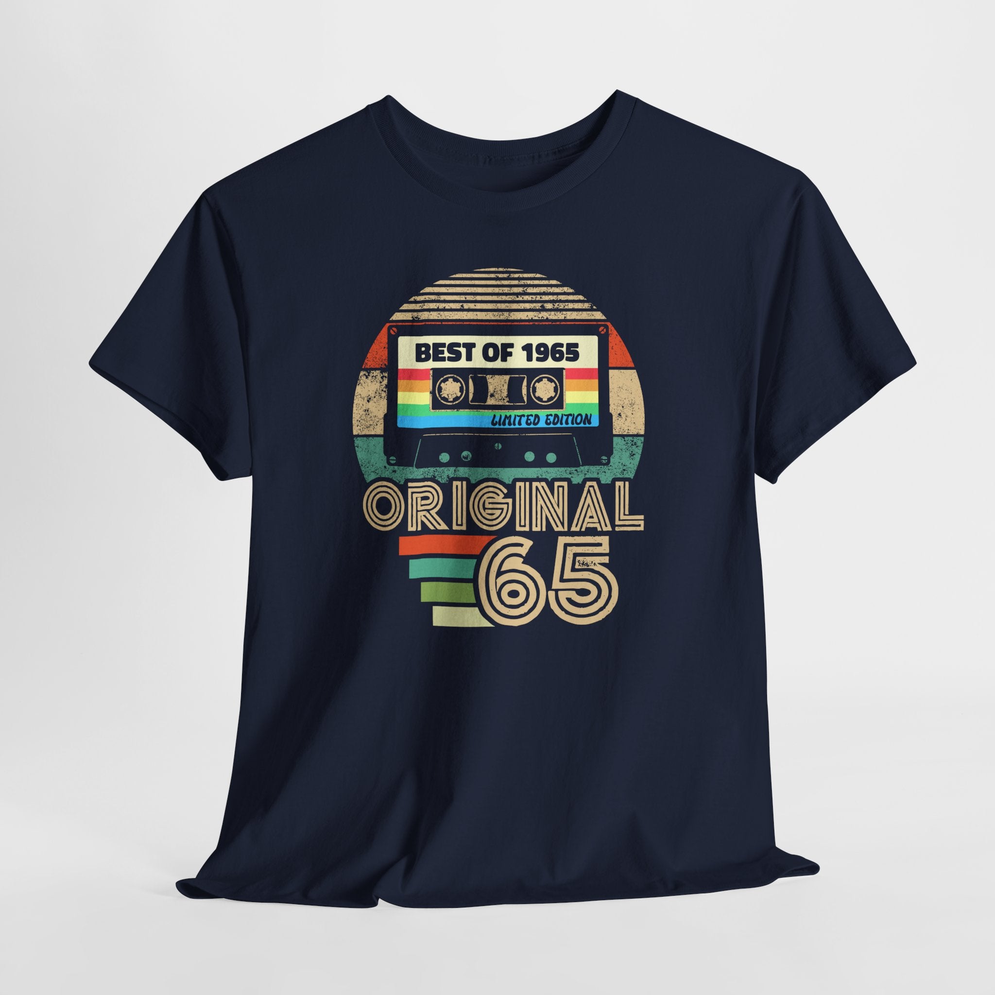 60. Geburtstag Original 1965 Best Of 1965 Retro Musik Kassette Limited Edition Geschenk T-Shirt