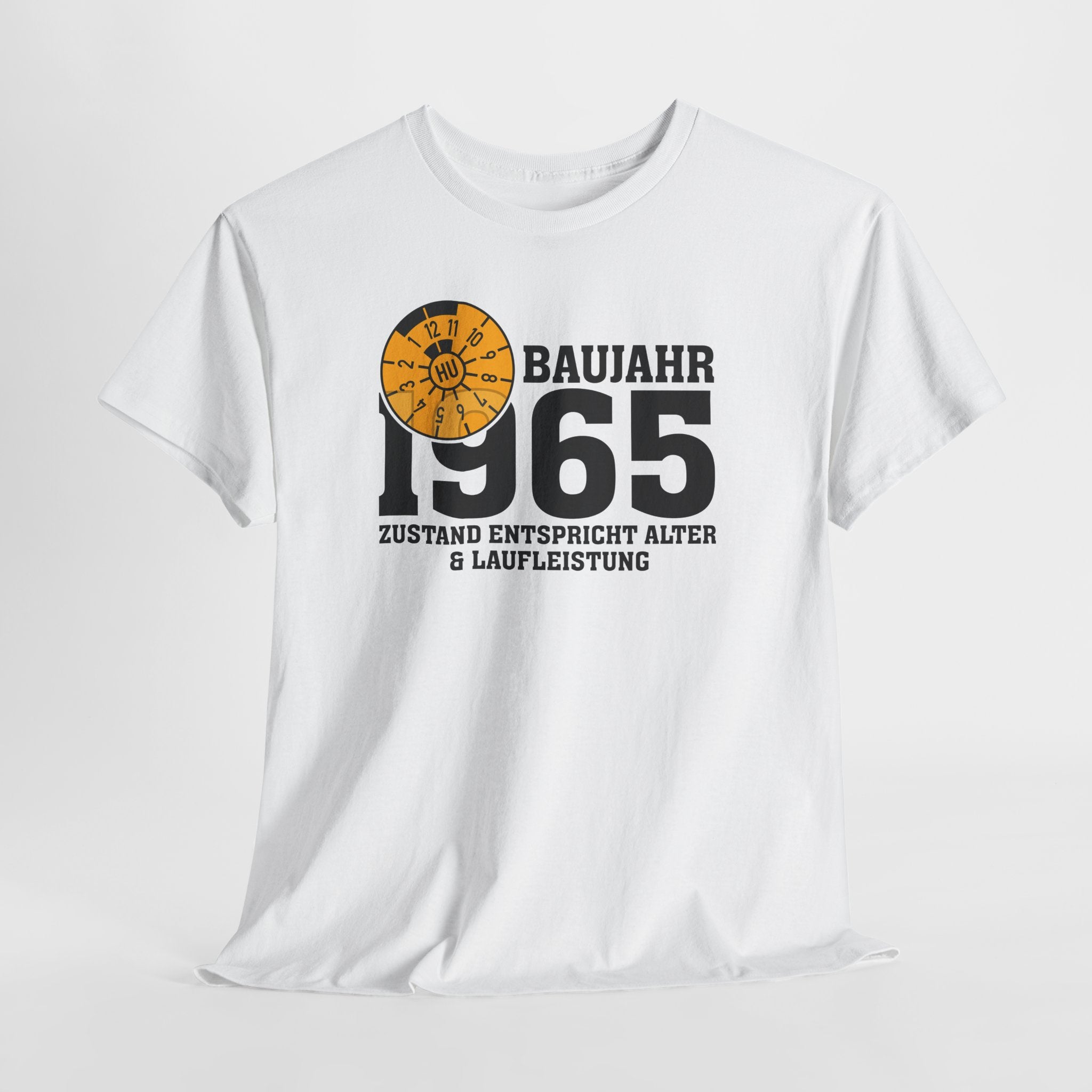 60. Geburtstag TÜV Plakette Baujahr 1965 Zustand entspricht Alter und Laufleistung Lustiges Geschenk T-Shirt