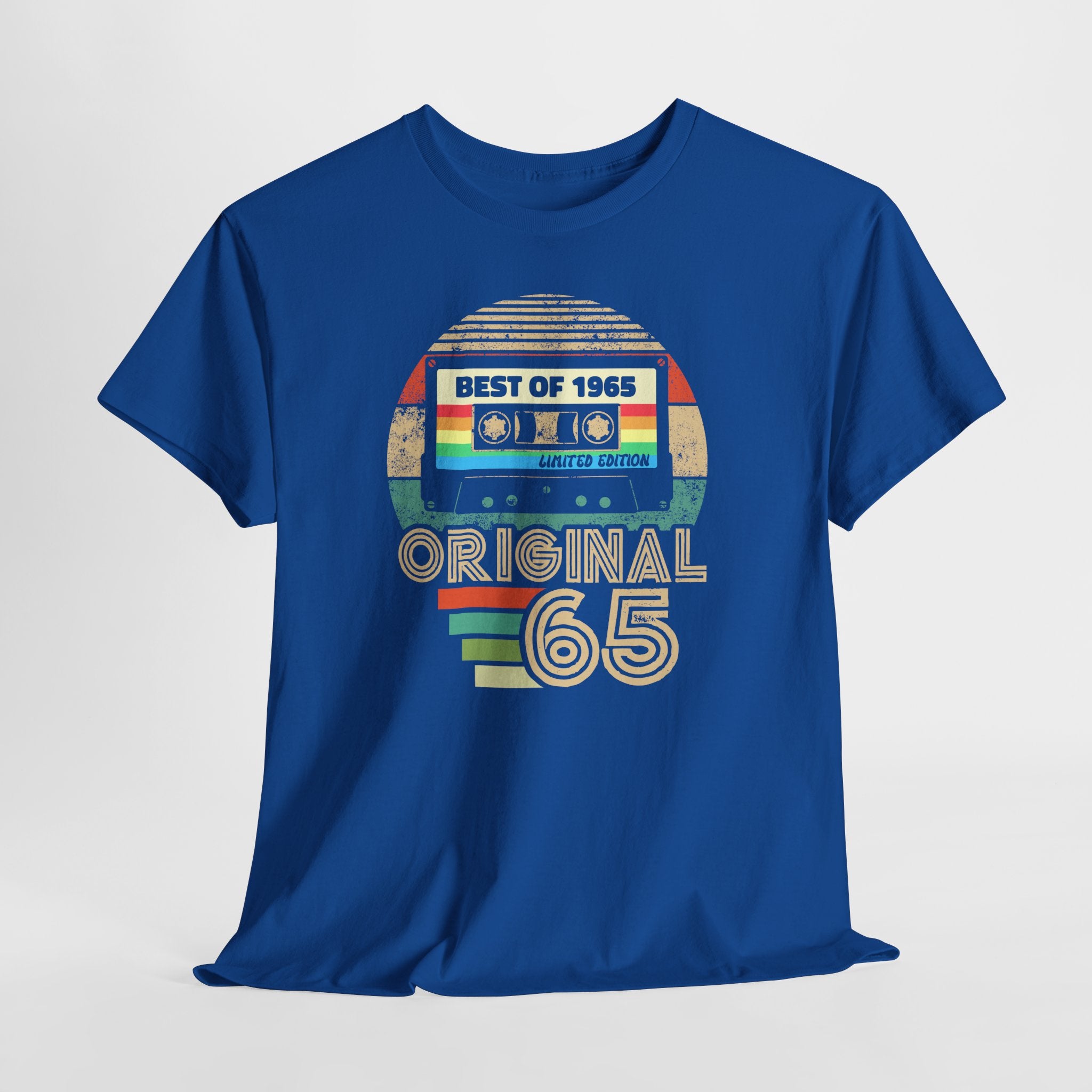 60. Geburtstag Original 1965 Best Of 1965 Retro Musik Kassette Limited Edition Geschenk T-Shirt