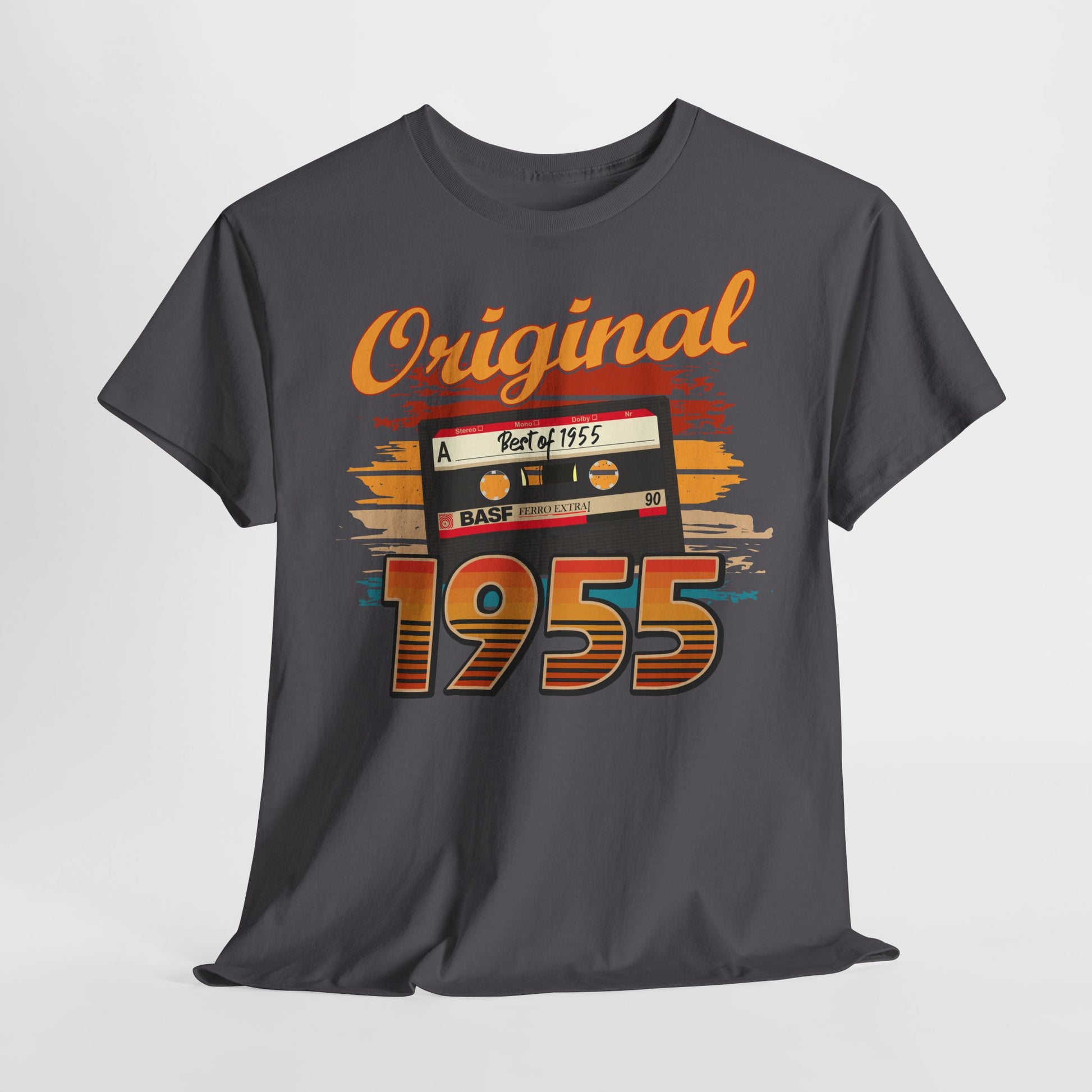 70. Geburtstag Best Of 1955 Original Limited Edition Retro Kassette Geschenk T-Shirt