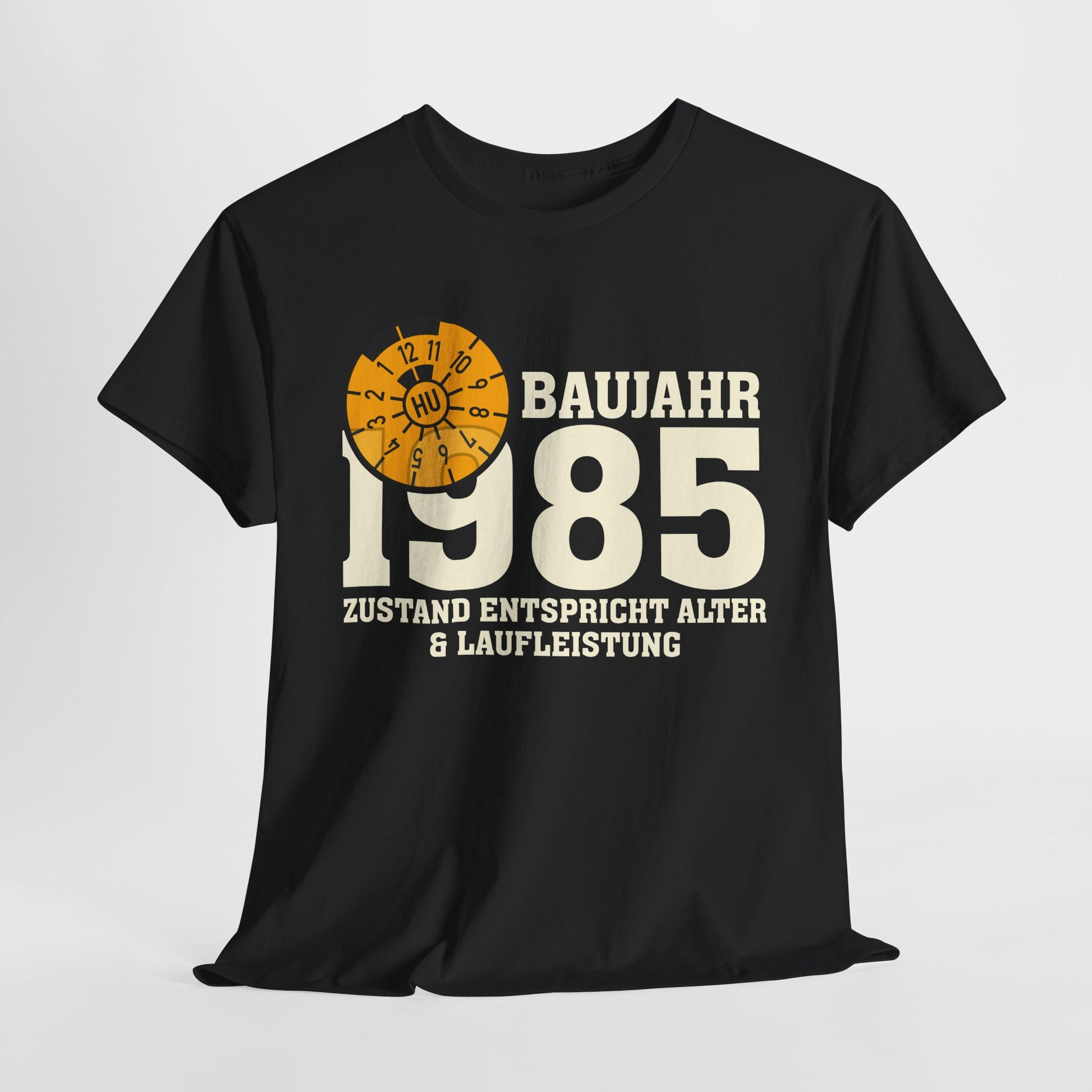 40. Geburtstag TÜV Plakette Baujahr 1985 Zustand entspricht Alter und Laufleistung Lustiges Geschenk T-Shirt