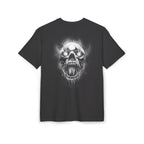 Downtown Reaper – Schwarzes Urban Streetwear Unisex Oversize T-Shirt