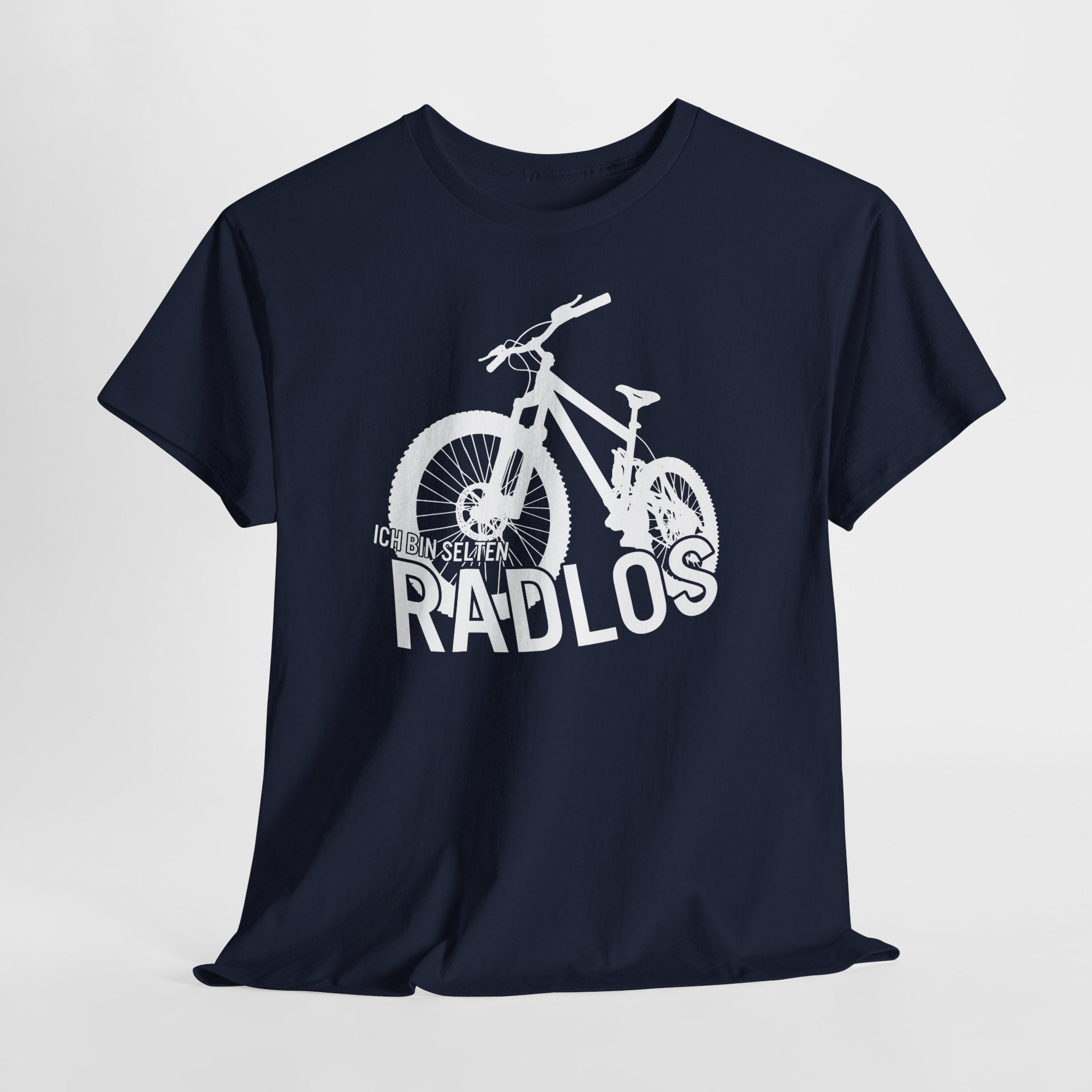 Ich bin selten radlos – Lustiges Fahrrad Shirt