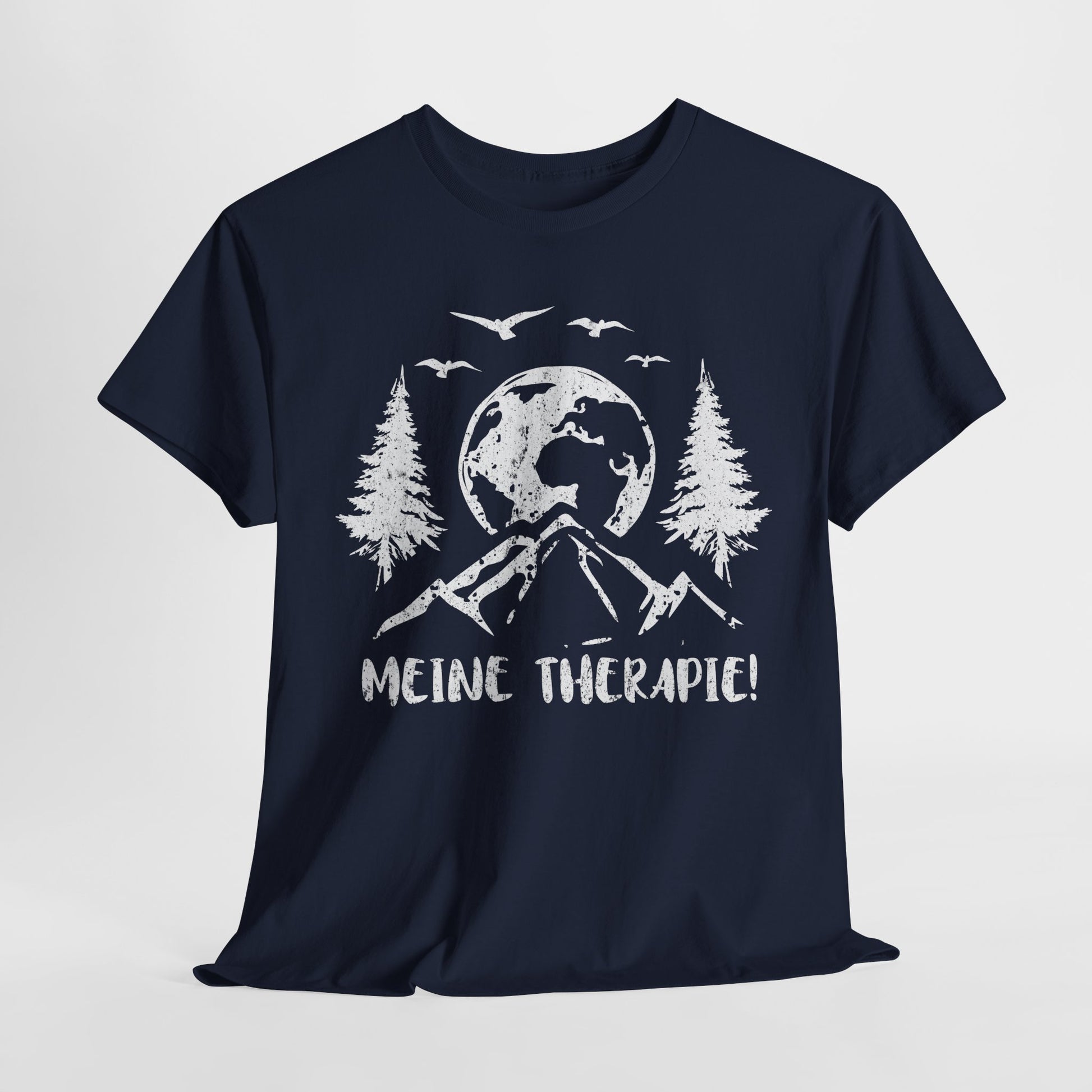 Bergmensch Berge Wandern Natur Shirt Meine Therapie Lustiges Geschenk T-Shirt