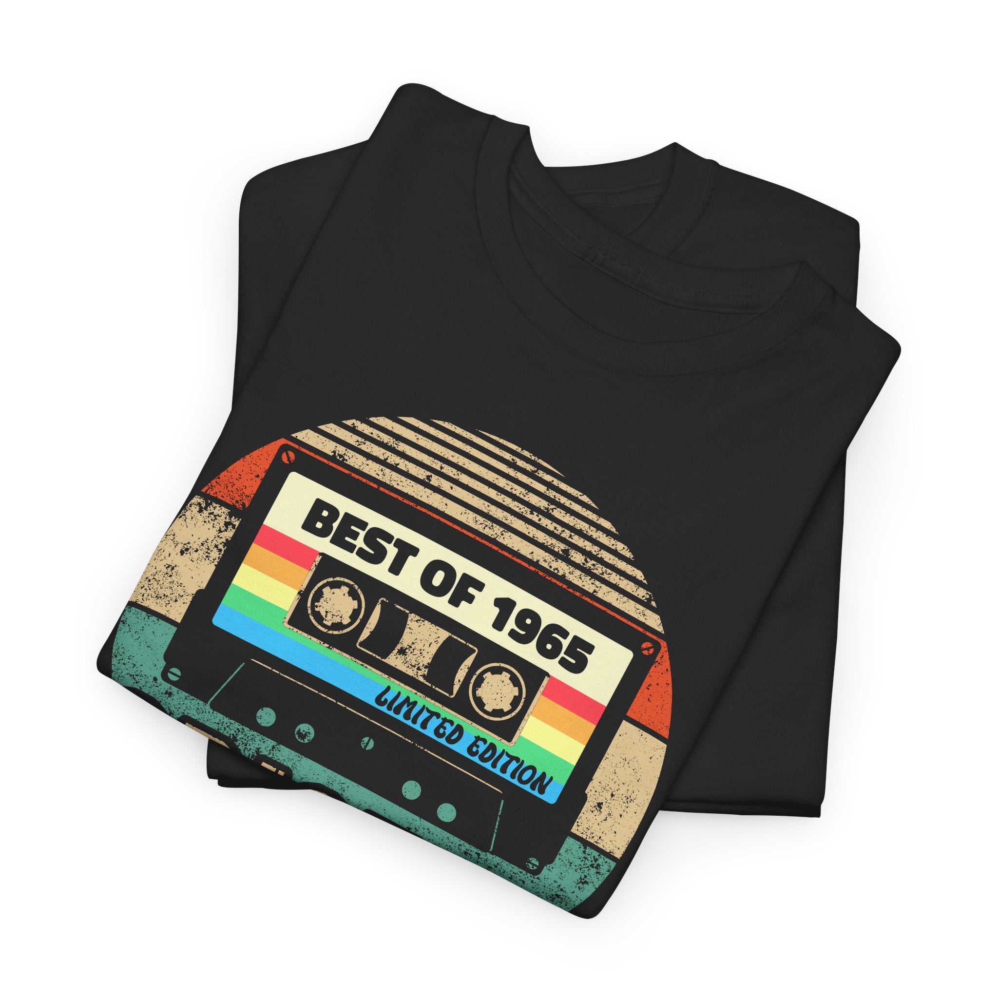60. Geburtstag Original 1965 Best Of 1965 Retro Musik Kassette Limited Edition Geschenk T-Shirt