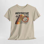 80s Shirt - Retro Musik Kassette - Rewind me