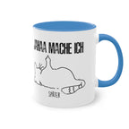 Faule Katze Mittelfinger Jahaa Mache ich - Später Lustige Kaffee Tasse