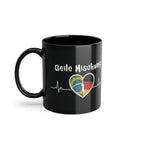 Deutsche Flagge - Brasilianische Flagge - Geile Mischung Kaffee Tasse