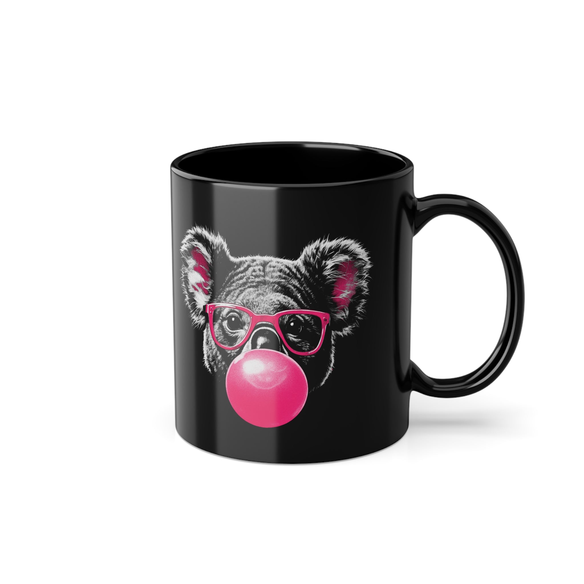 Lustiger Koala mit Kaugummeblase  - Witzige Kaffee Tasse