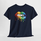 Rainbow Lips Shirt – Pride Lippen T-Shirt – LGBTQ+ Regenbogen Design