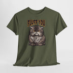 Fluff You Katzen T-Shirt – Lustige Grumpy Cat Illustration für Katzenliebhaber