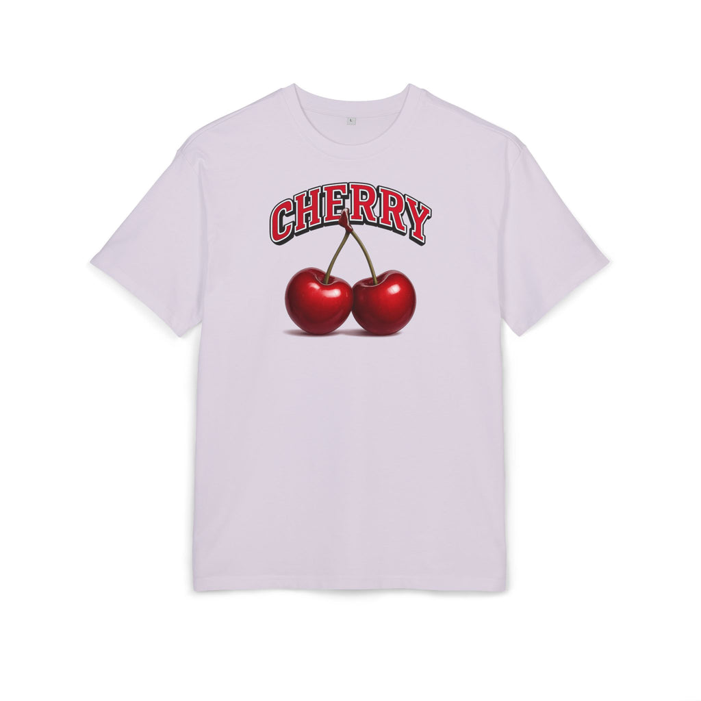 Cherry – Retro College Style Shirt für Frauen - Unisex Oversized T-Shirt