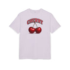 Cherry – Retro College Style Shirt für Frauen - Unisex Oversized T-Shirt