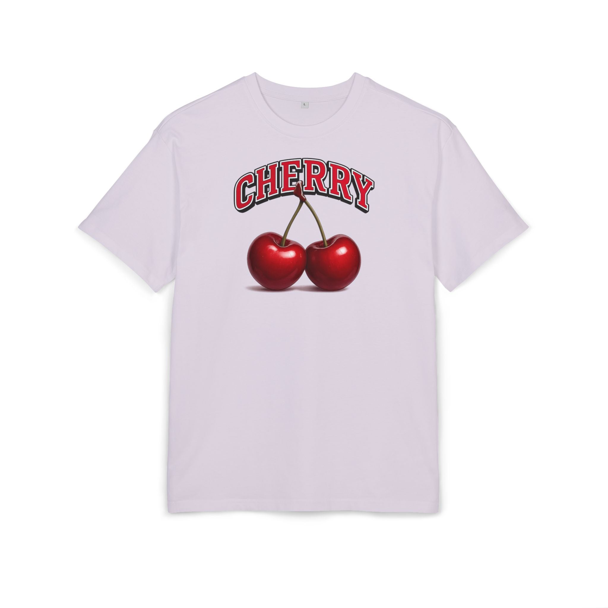 Cherry – Retro College Style Shirt für Frauen - Unisex Oversized T-Shirt