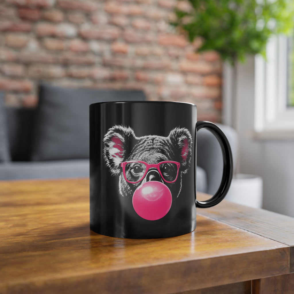 Lustiger Koala mit Kaugummeblase  - Witzige Kaffee Tasse