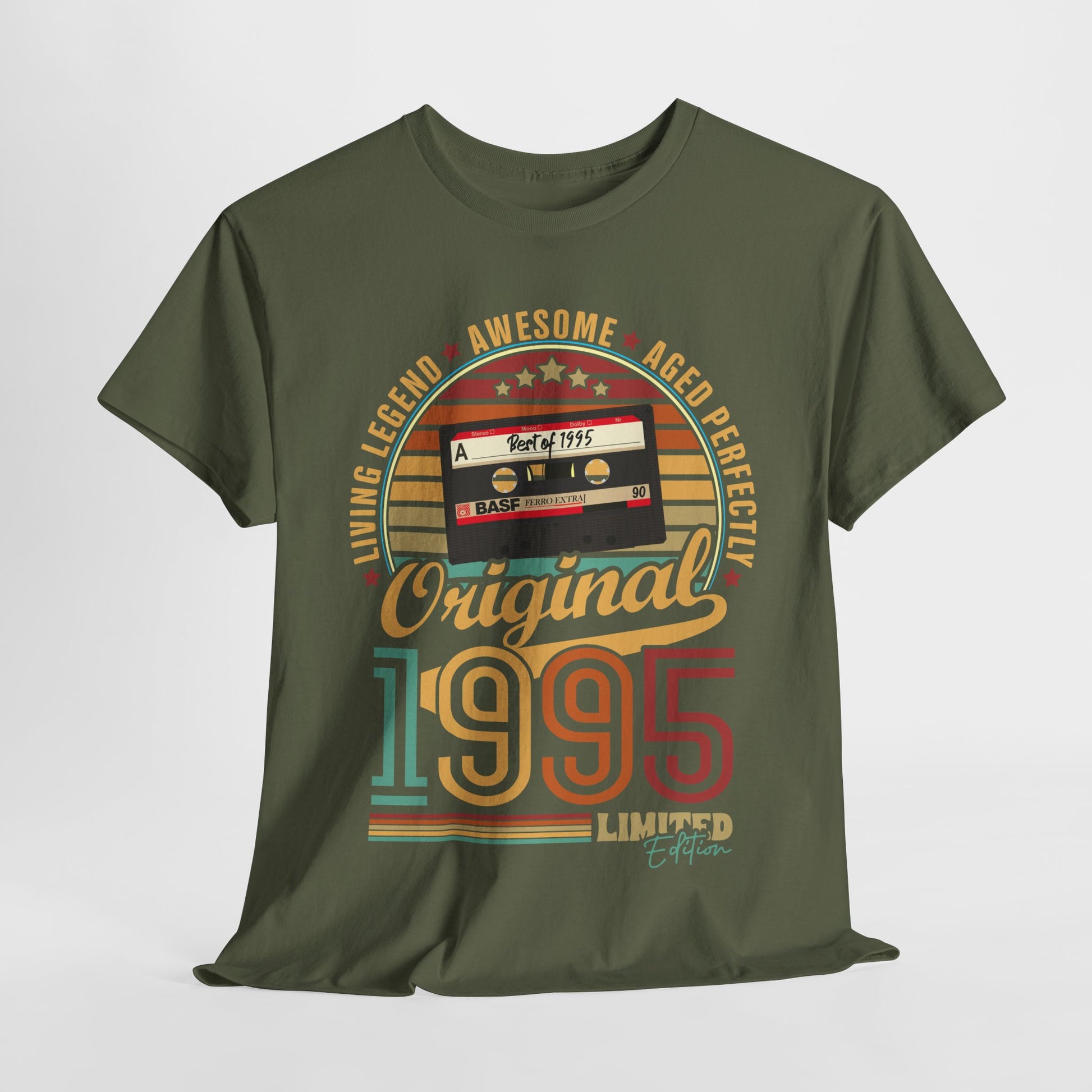 30. Geburtstag Geboren 1995 Retro Kassette Limited Edition Geschenk T-Shirt