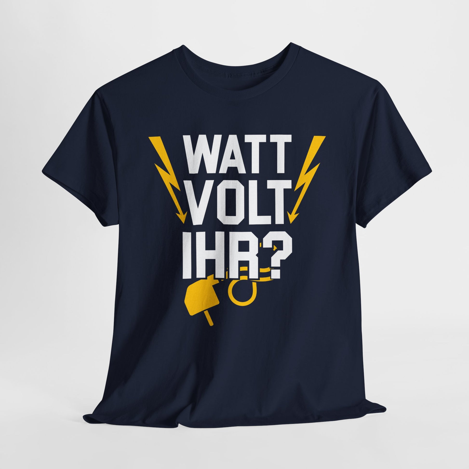 Elektriker WATT wollt IHR Lustiges Männer T-Shirt