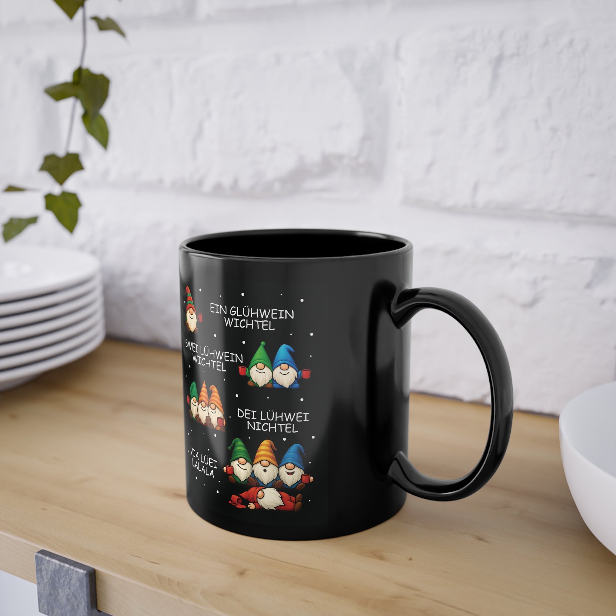 Lustige Glühwein Wichtel – Betrunkene Weihnachtsgnome Lustige Kaffee Tasse