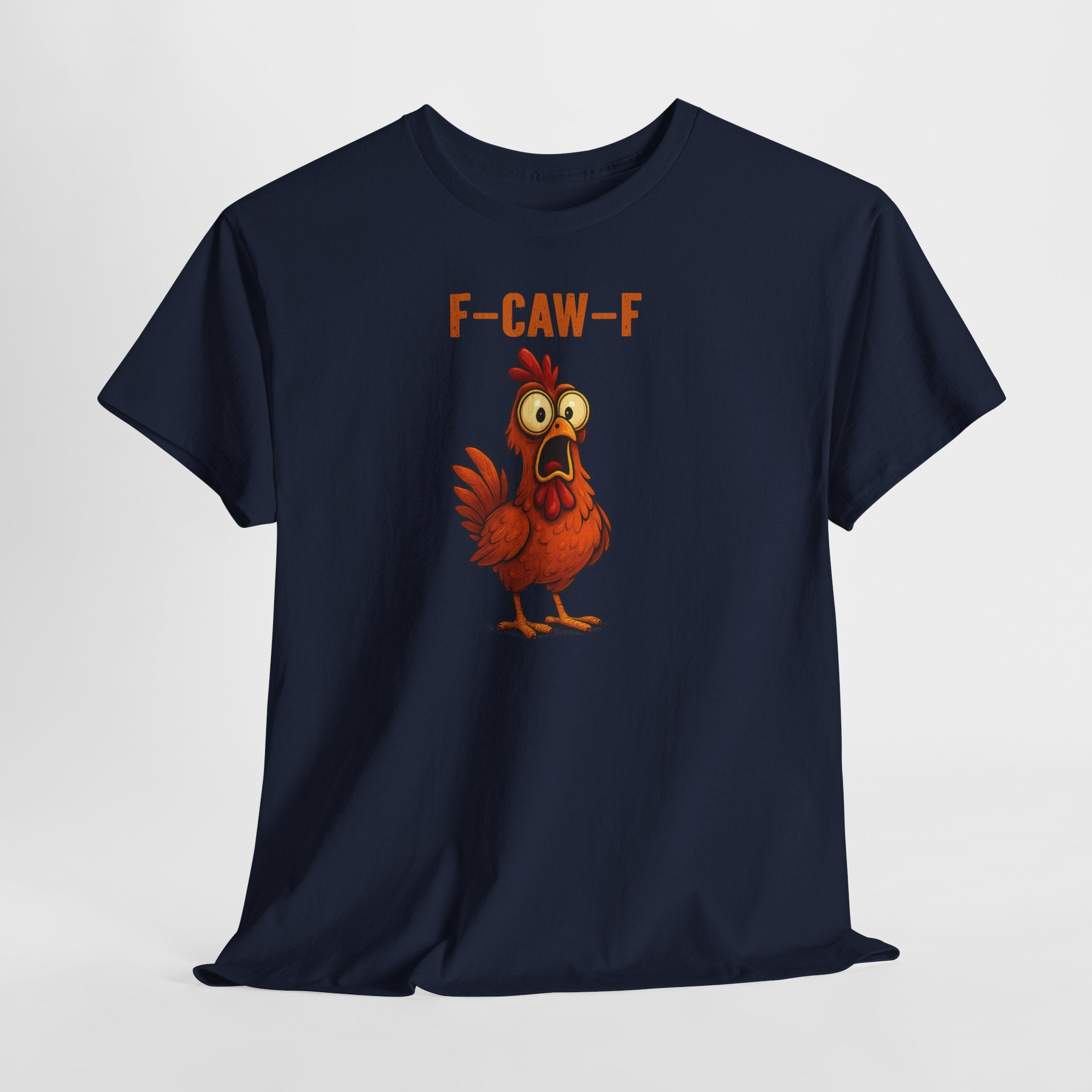 F-CAW-F – Funshirt mit Comic-Huhn und frechem Spruch