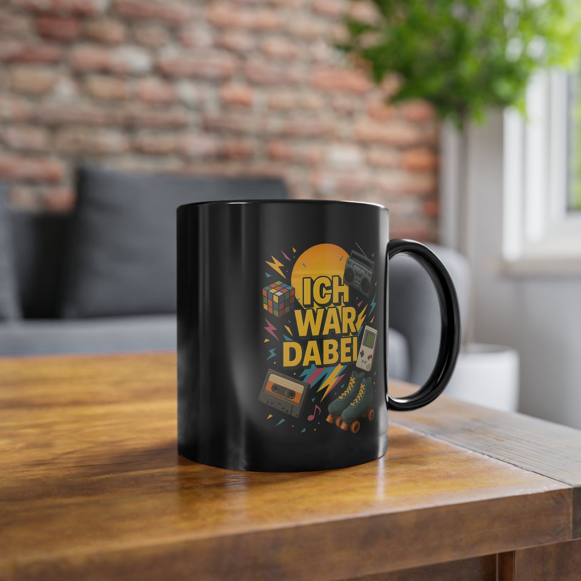 80er 90er Jahre Party Ich war dabei - Lustige Kaffee Tasse