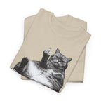 Nope Cat Shirt – Grumpy Katze mit Mittelfinger | Lustiges Katzenmotiv